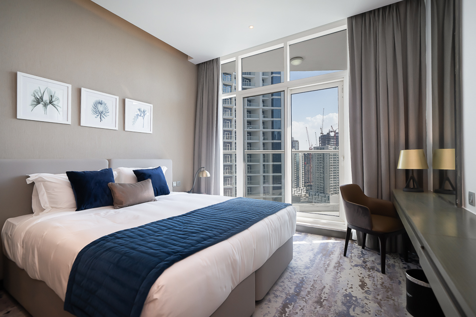 Stylish Modern Studio in Damac Prive, Canal View