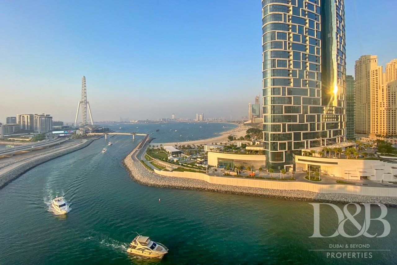 Dubai Eye and Marina View | Balcony | Genuine