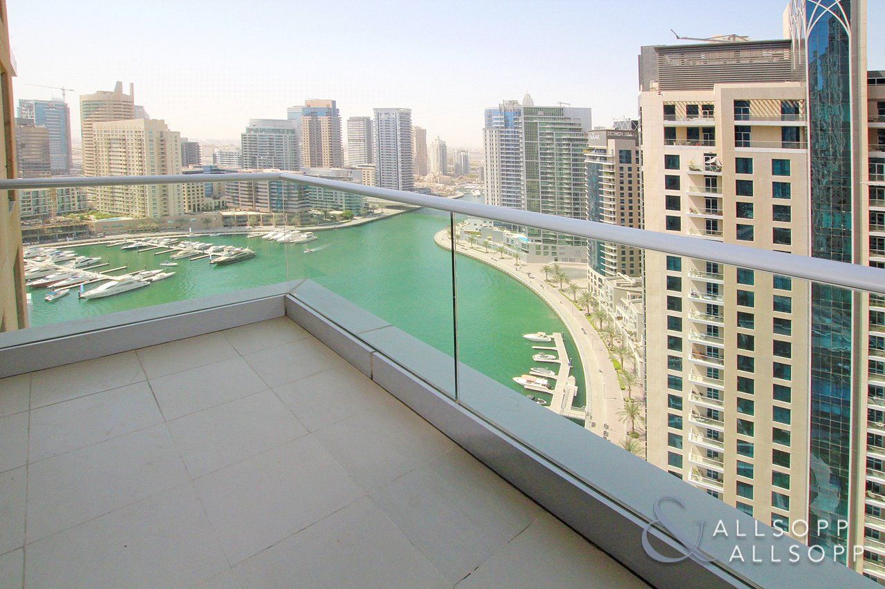 1BR | Part Furnished | Marina and Sea View
