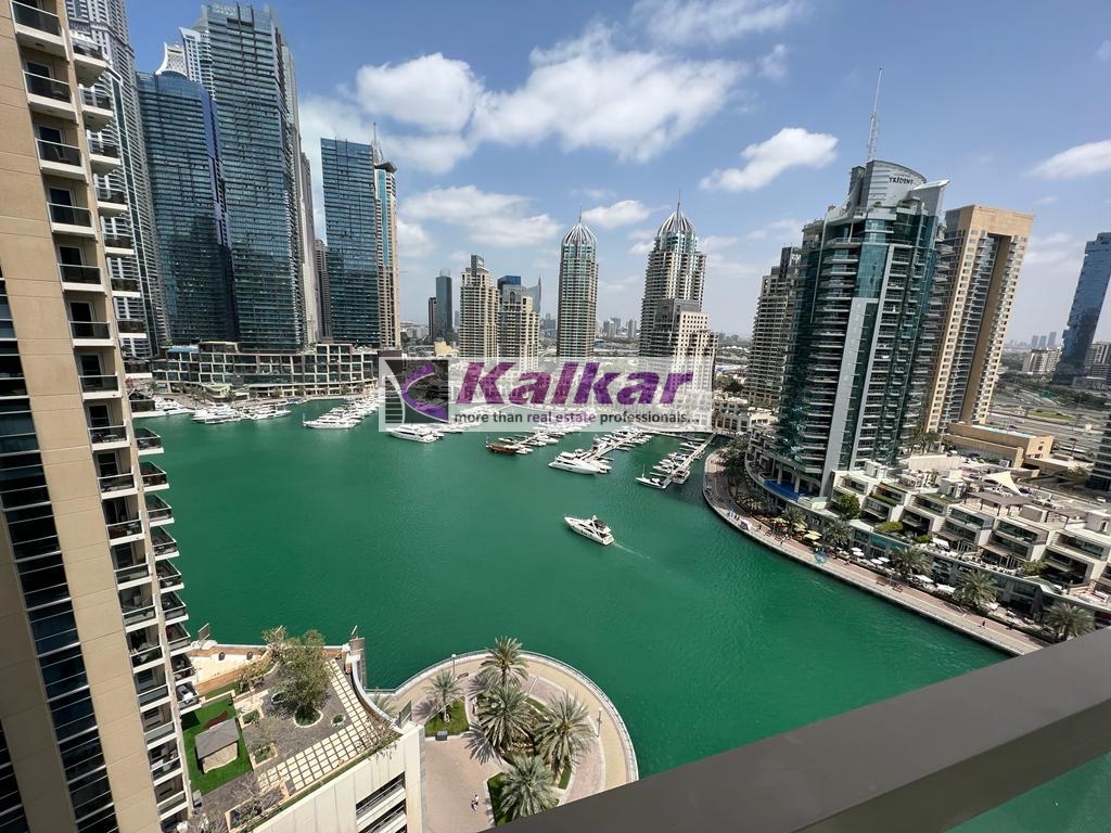 Amazing marina view - Mid Floor -  modern and luxury finish Two Bedroom  @ AED. 130 K