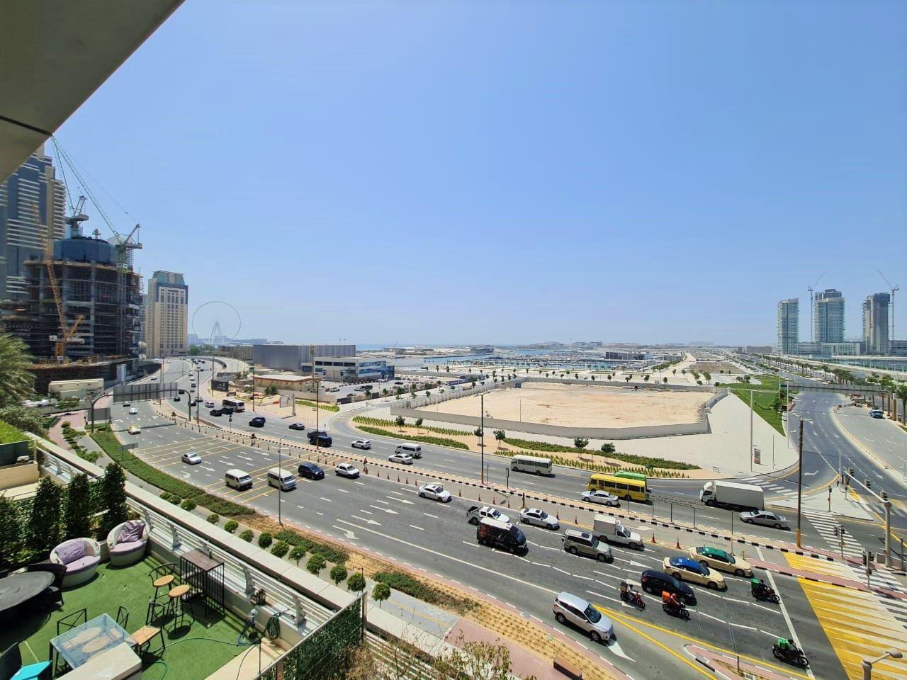 Dubai Eye and Sea View | Close to Metro | Vacant