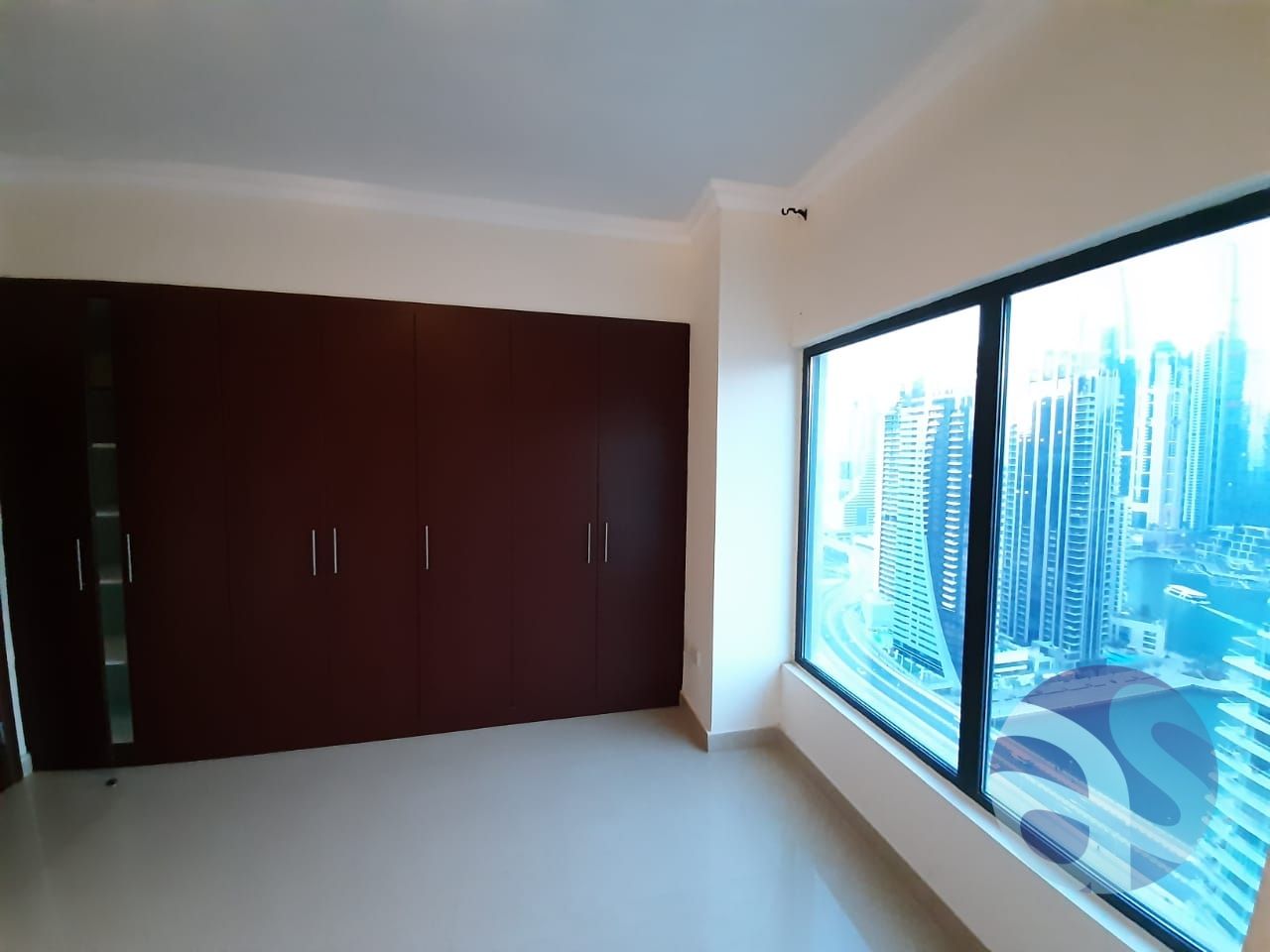 High Floor Marina View with Balcony Chiller Free 1 BR Vacant