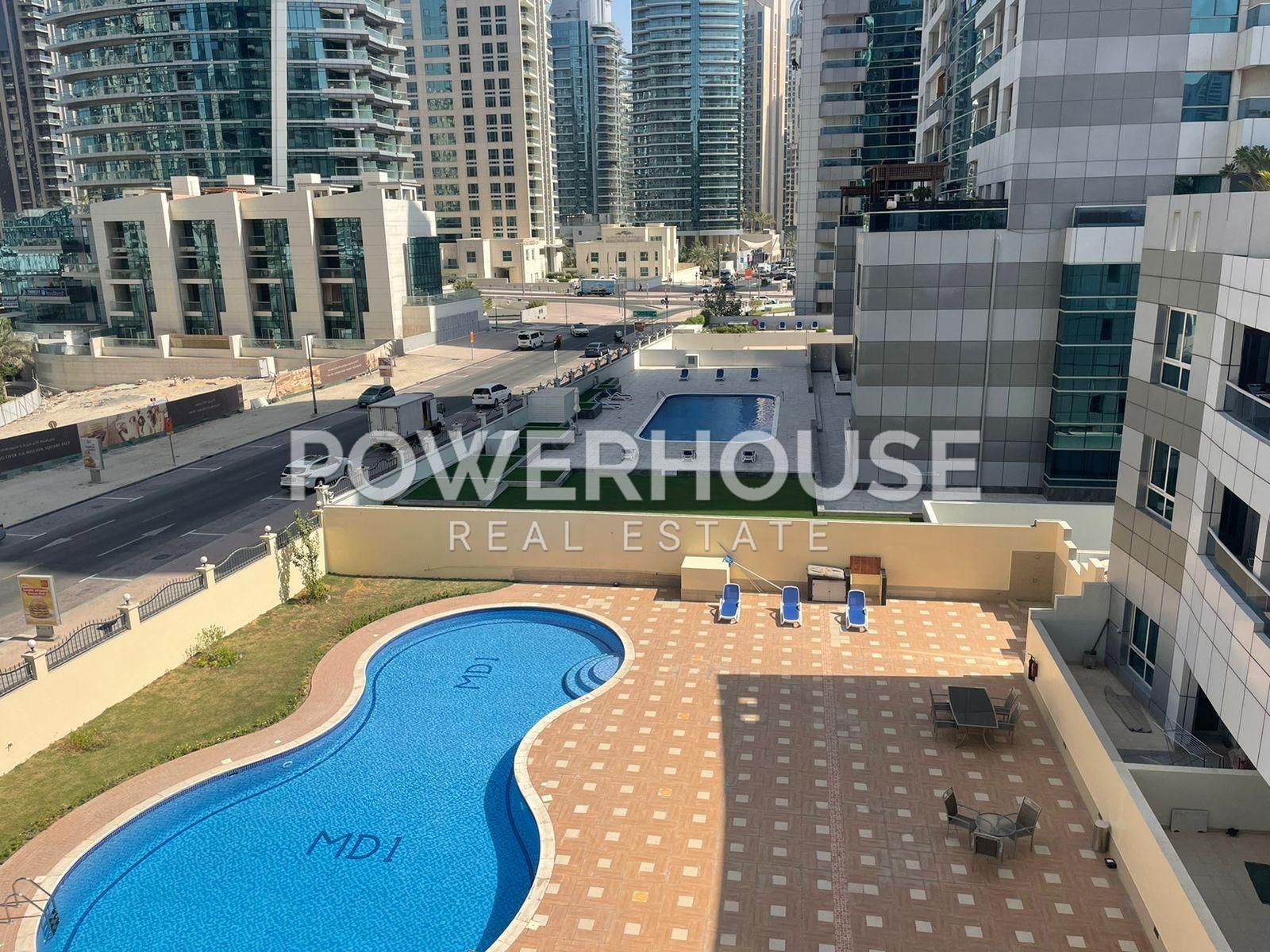 Fully Furnished | Pool View | Vacant | 1 BR Unit