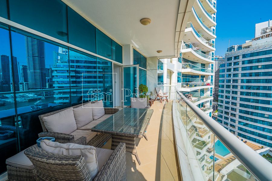 Marina View | Fully Furnished |  Large balcony