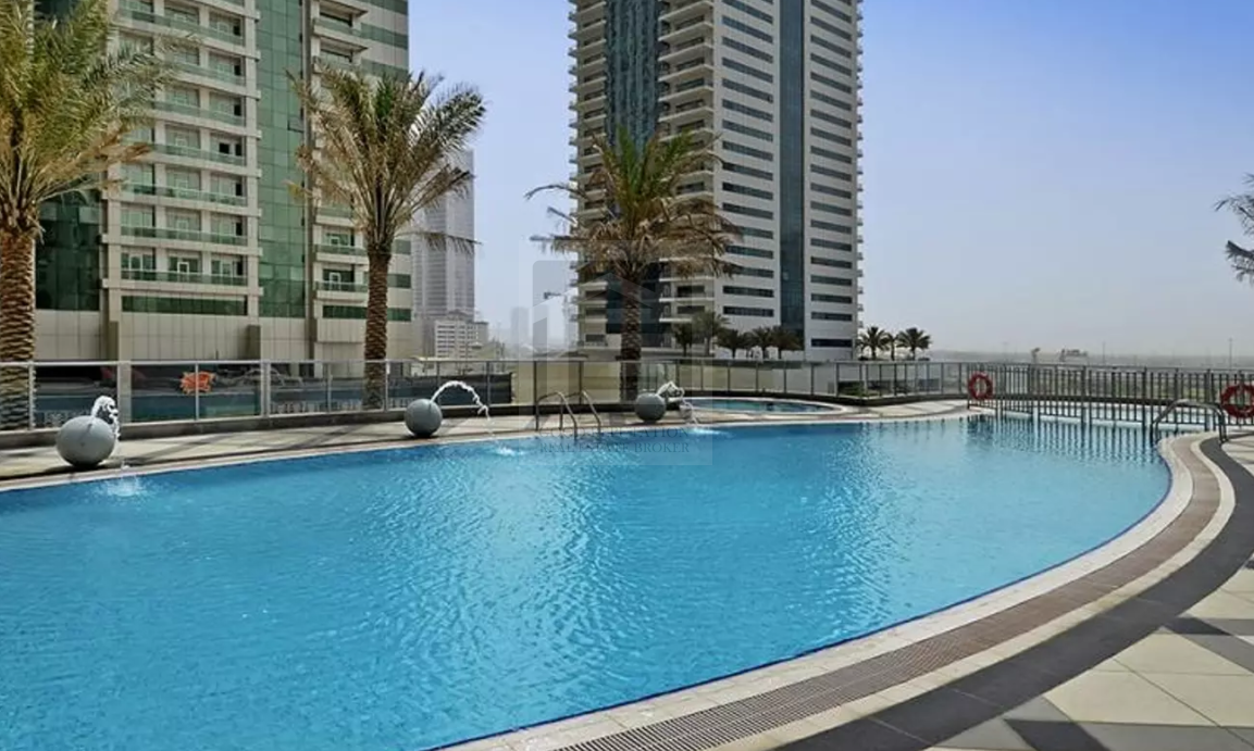 Furnished 2 bedrooms on high floor with Golf view
