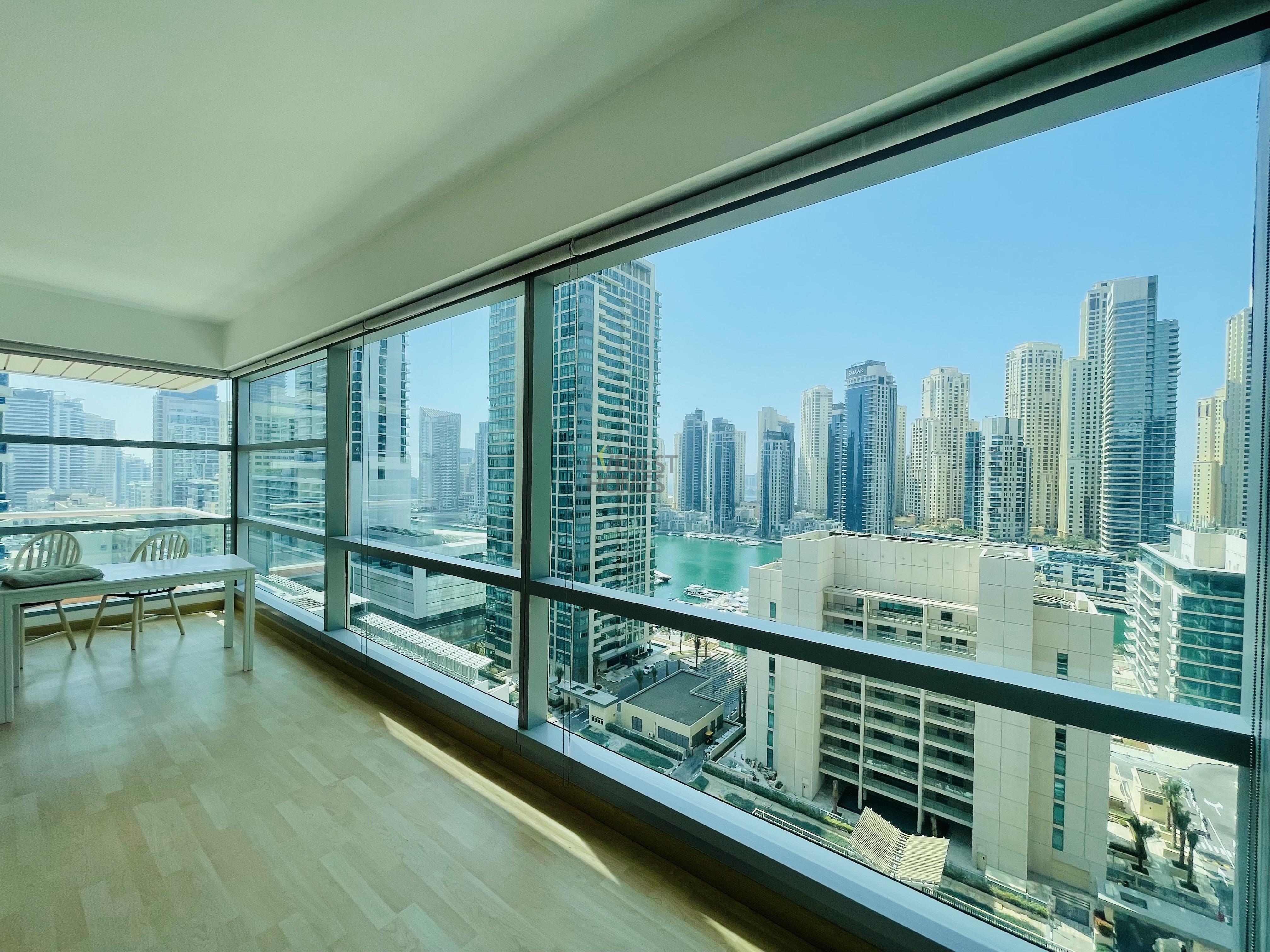 AL-BEAUTIFUL MARINAVIEWS| HIGH FLOOR|BRIGHT 3BHK+MAIDS+ENSUITE BATH