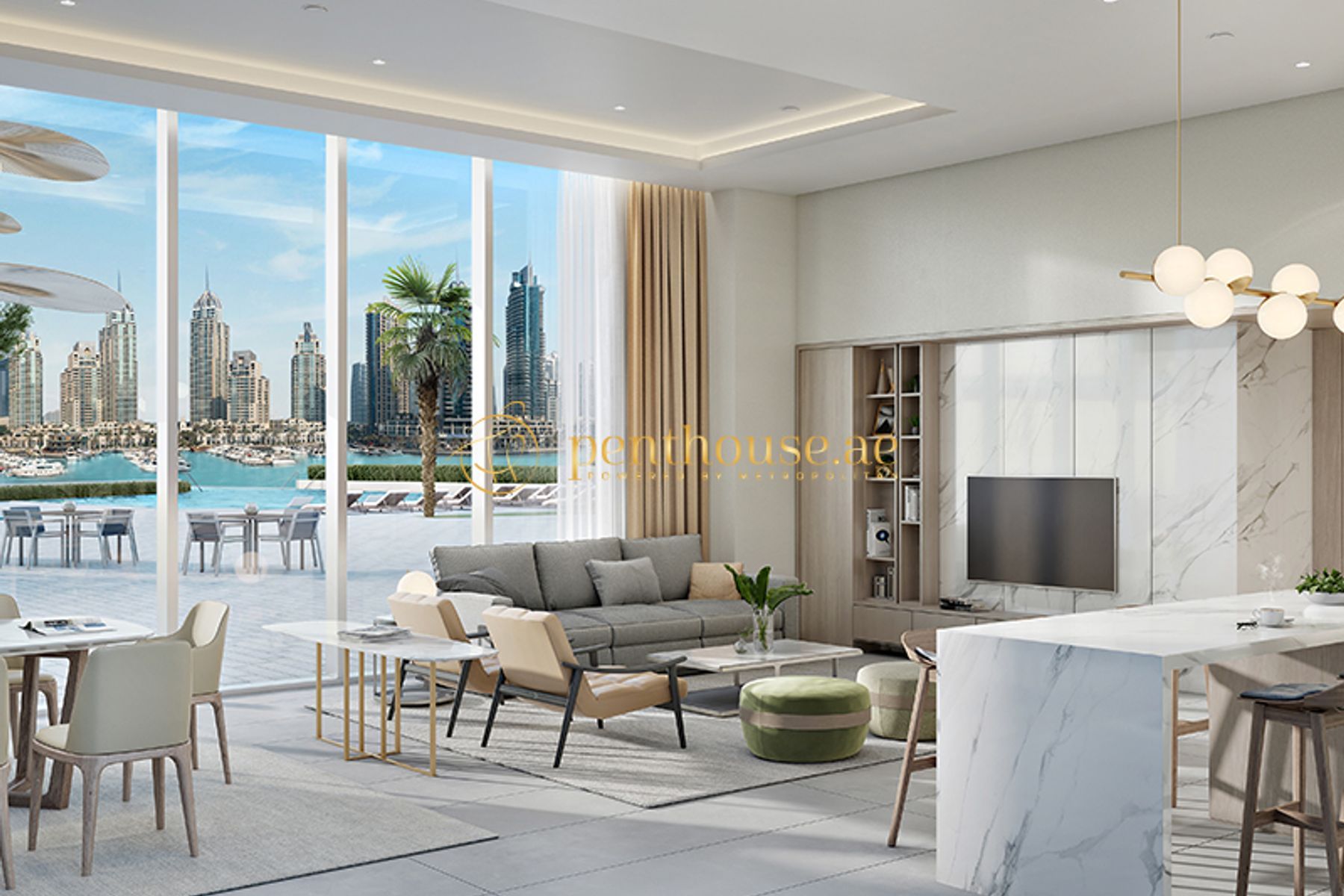 Marina View | Signature Penthouse | Prime Location