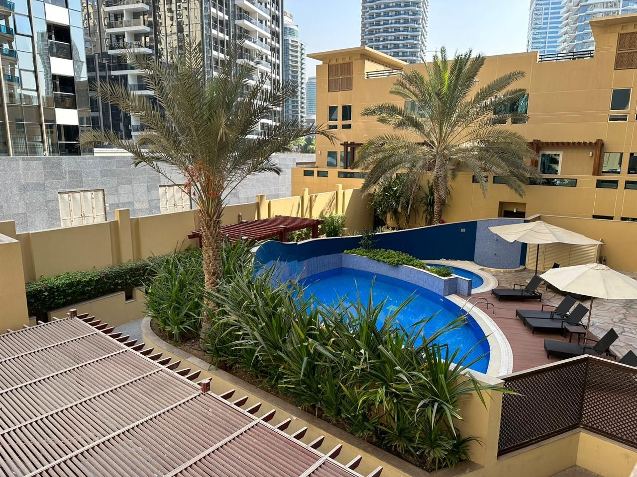 Marina & Pool View | 2 Huge Terraces + Maid\'s Room | Closed Kitchen |