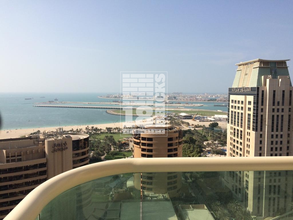 Sea &  Dubai Eye View | High Floor | Super Spacious