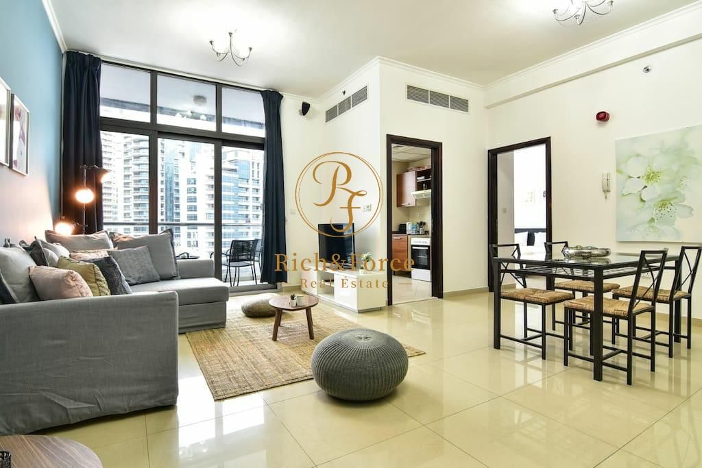 Spacious 1BR with Balcony | Partial Marina view l High ROI