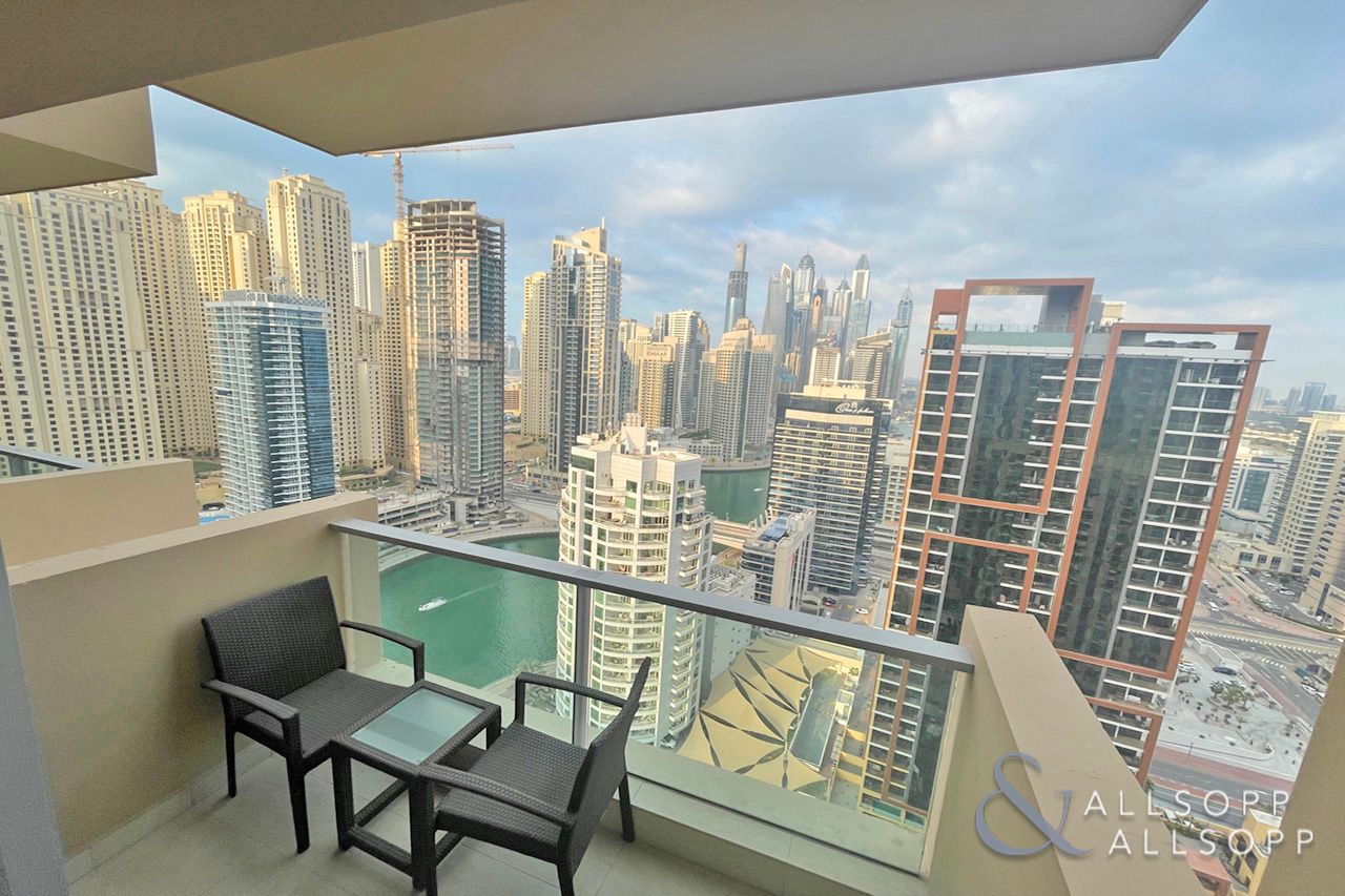 Upgraded | 1 Bed | Marina View | Balcony