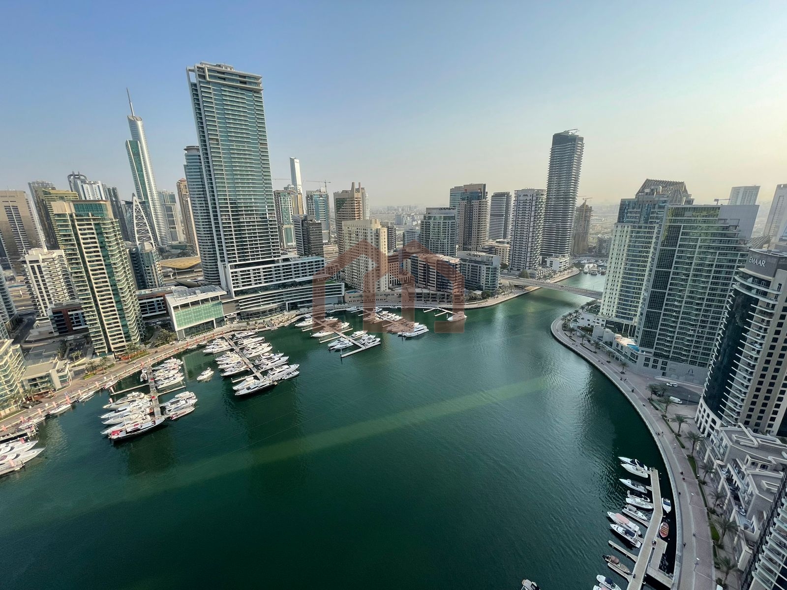 SPACIOUS 2BED/ UNFURNISHED/ FULL MARINA VIEW