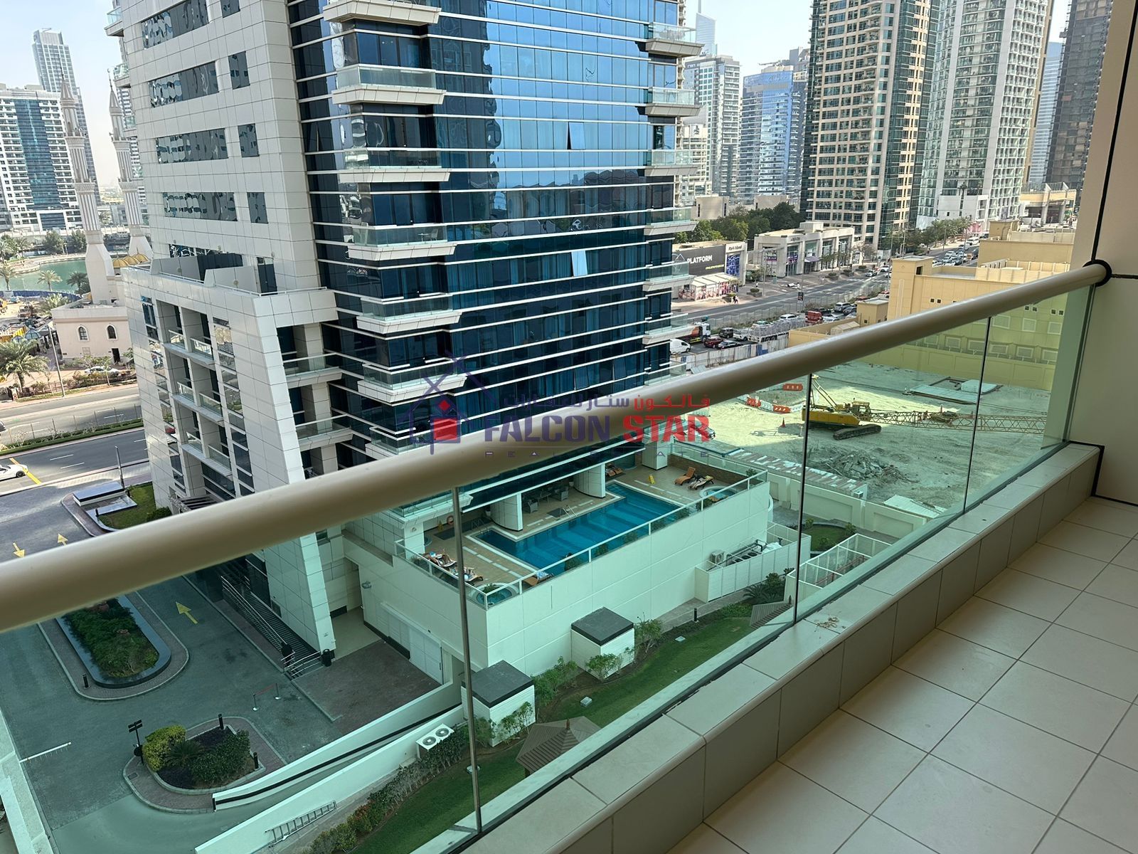Unfurnished Studio | Partial Sea view | Large Balcony | Ready to Move in