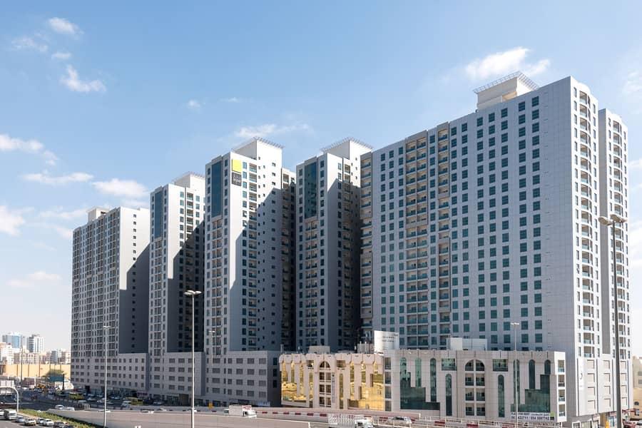 Spacious !! One Bed Room Hall Available In City Towers Ajman Only 28,000/ AED.