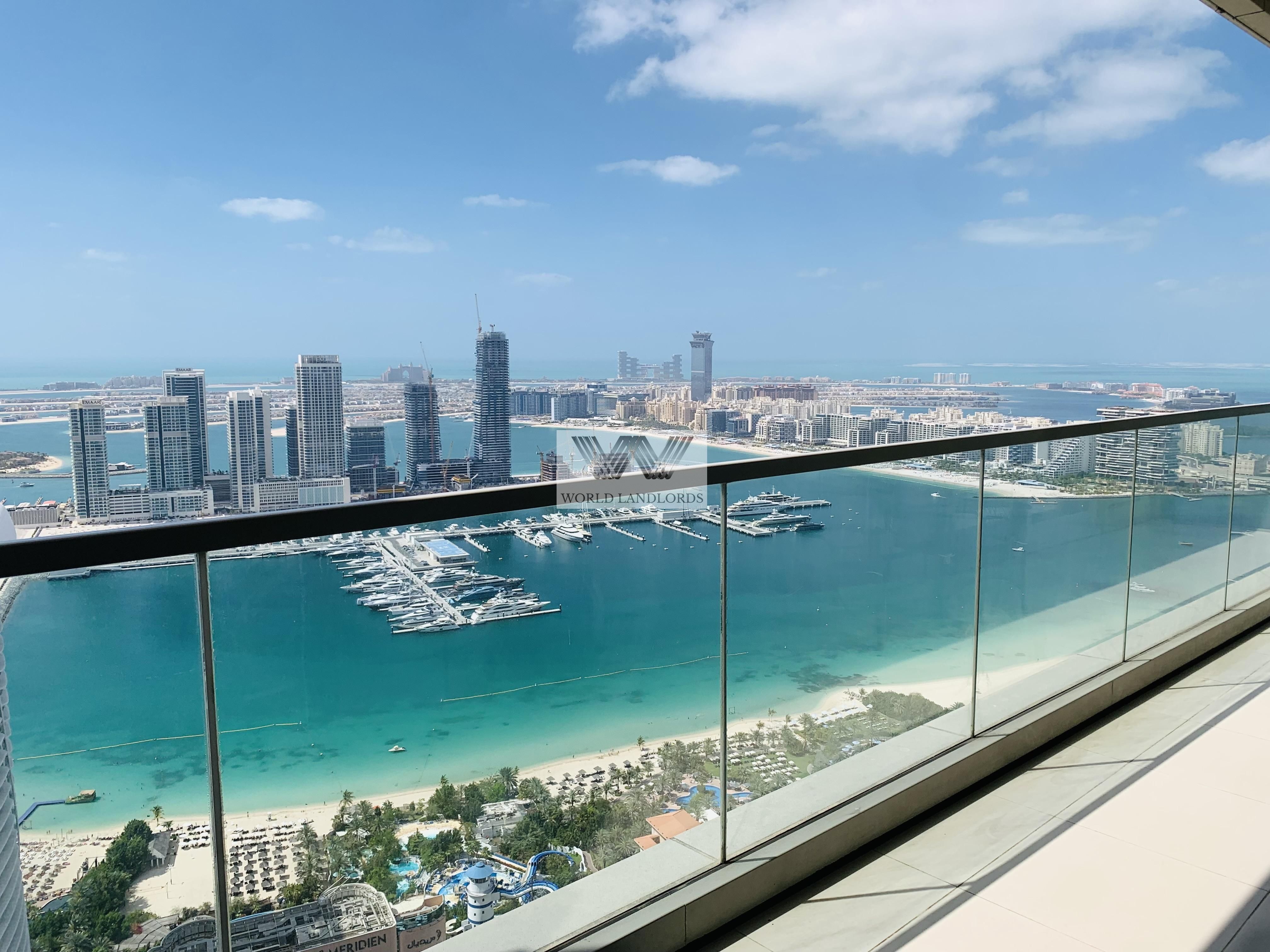 3Bed Sea & Palm Jumeirah View High Floor For Sale