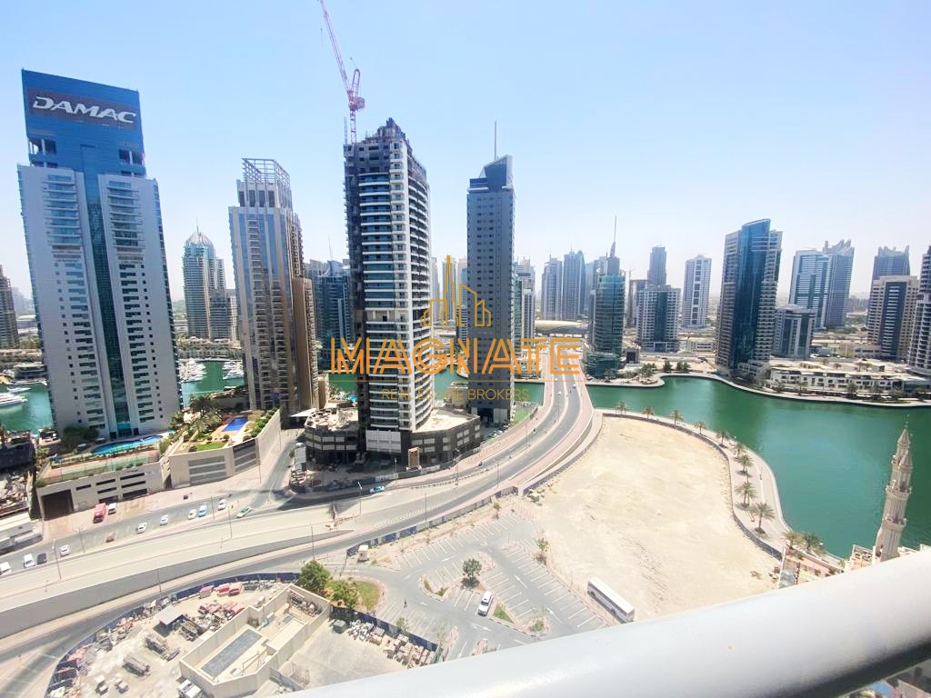 Furnished | Marina View | Balcony I Avail by June
