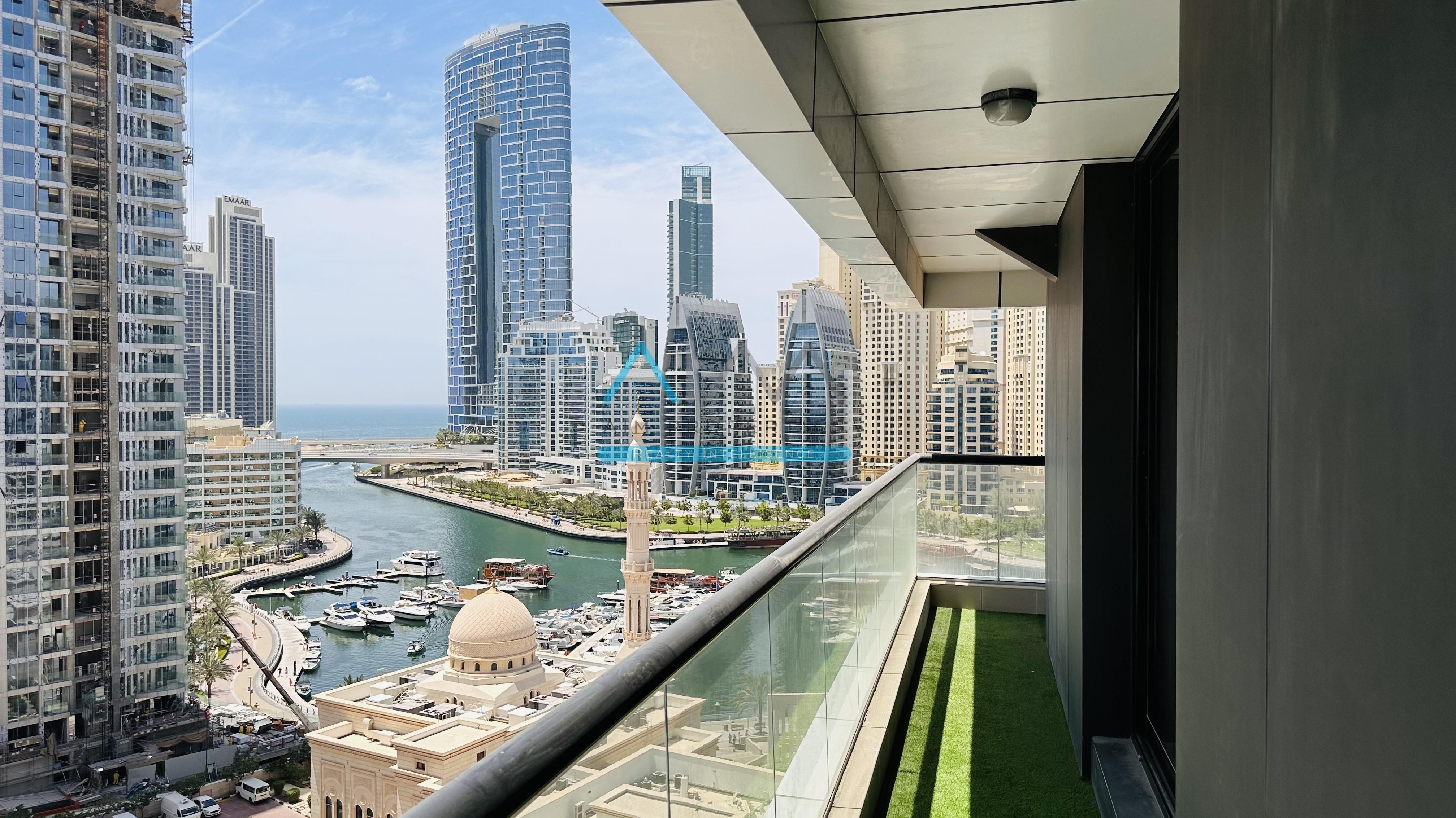 Mesmerising Marina View | Fully Furnished | Chiller Free | Spacious 2 Bedroom | Monthly Option Available)
