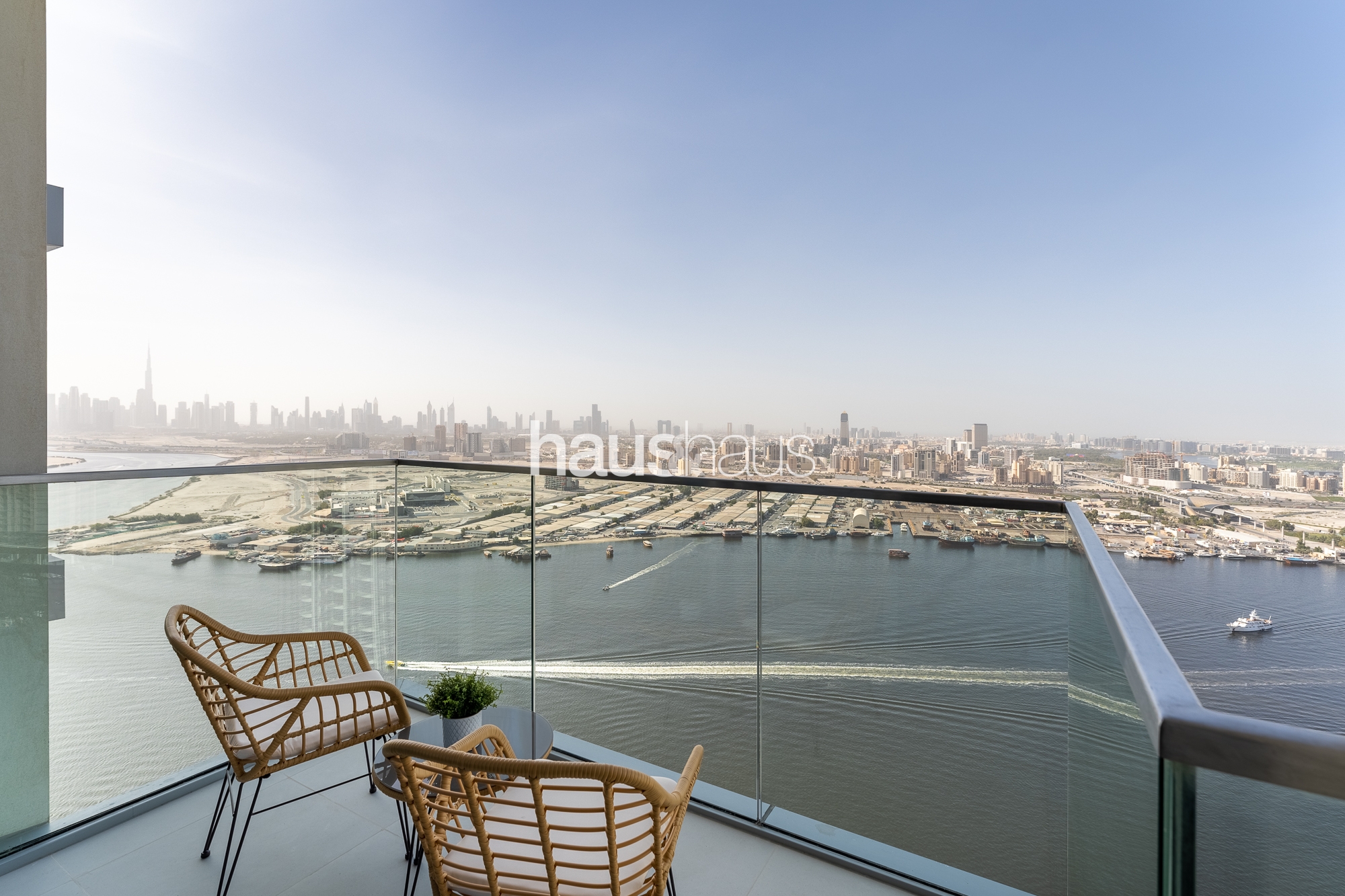 Beautiful Skyline | Creek & Burj Khalifa View
