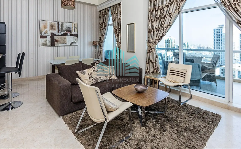 STUNNING MARINA VIEW | ON HIGH FLOOR | FULLY FURNISHED
