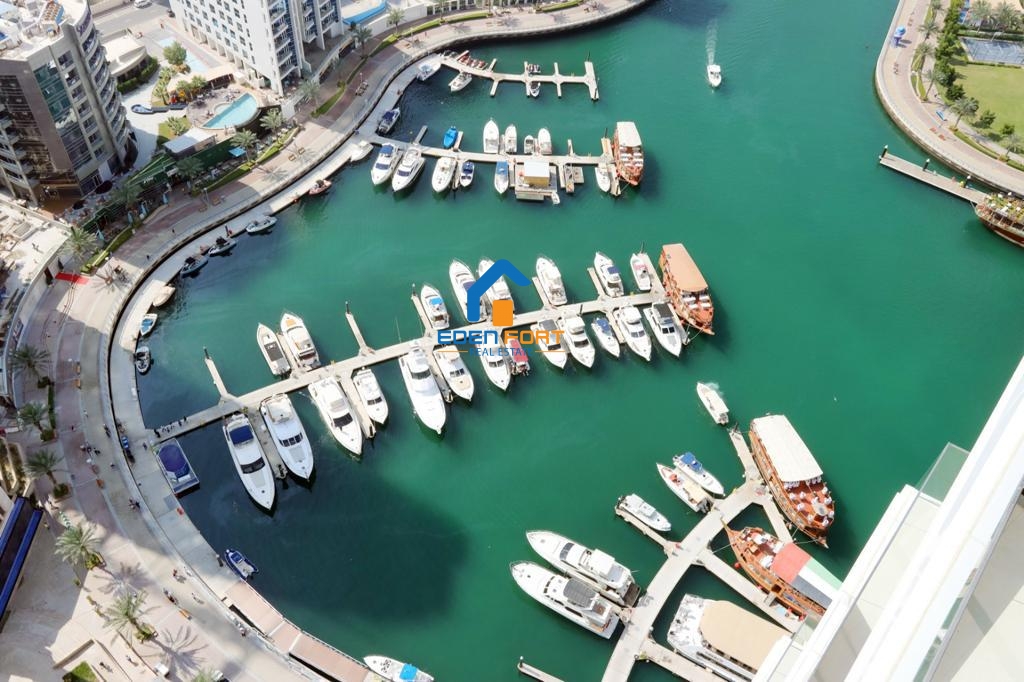 luxury Furnished| Full Marina & Sea View