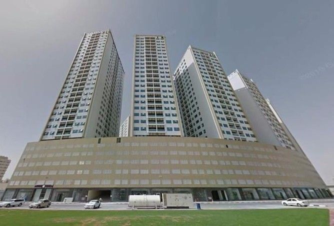 Ajman Pearl Towers: Full Open VIew 1 Master Bedroom Hall with Guest Washroom Closed Big Kitchen with Reserved Parking