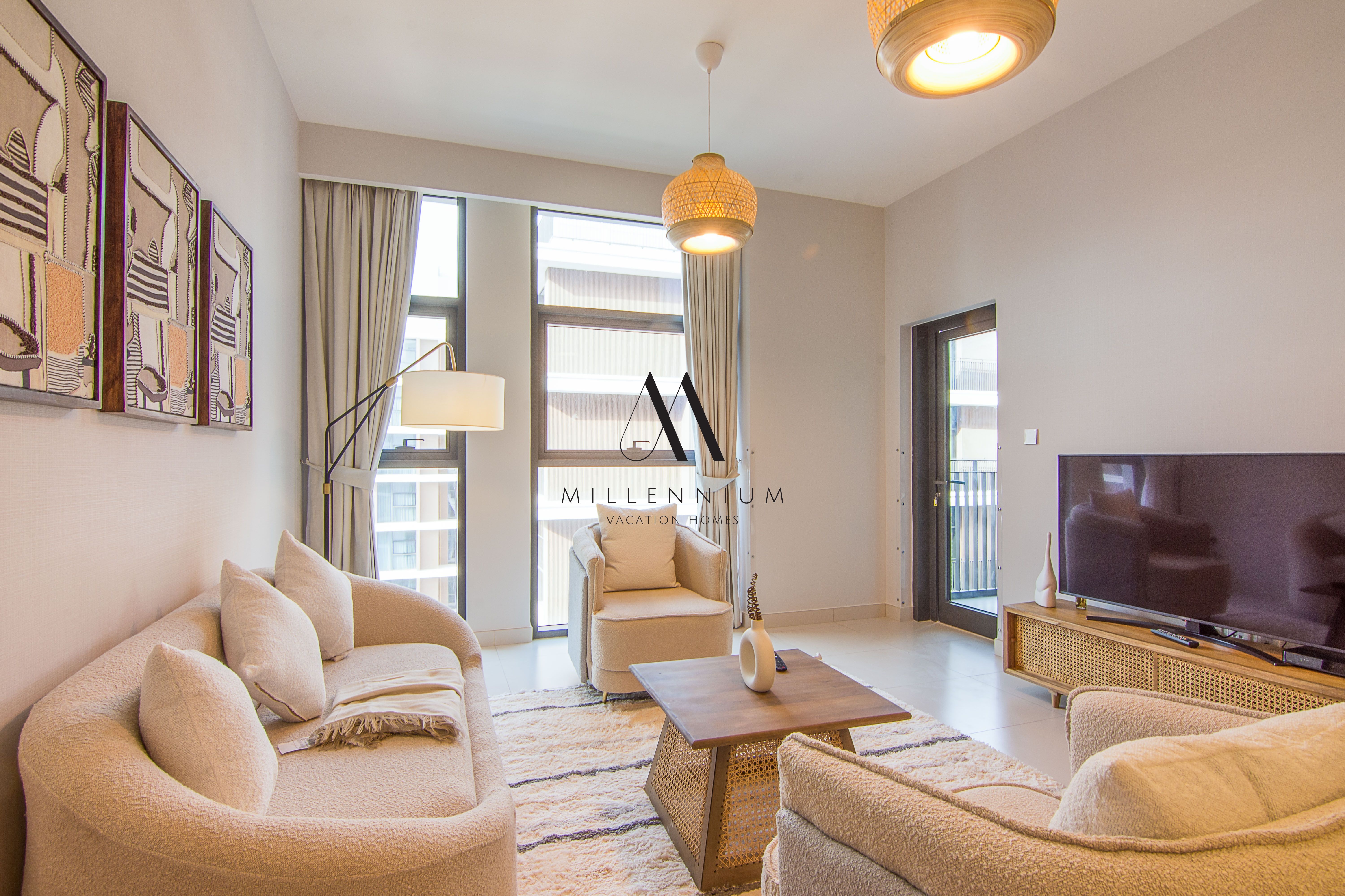 Fully Furnished 1BR | Utilities Included | Park Point A | Dubai Hills