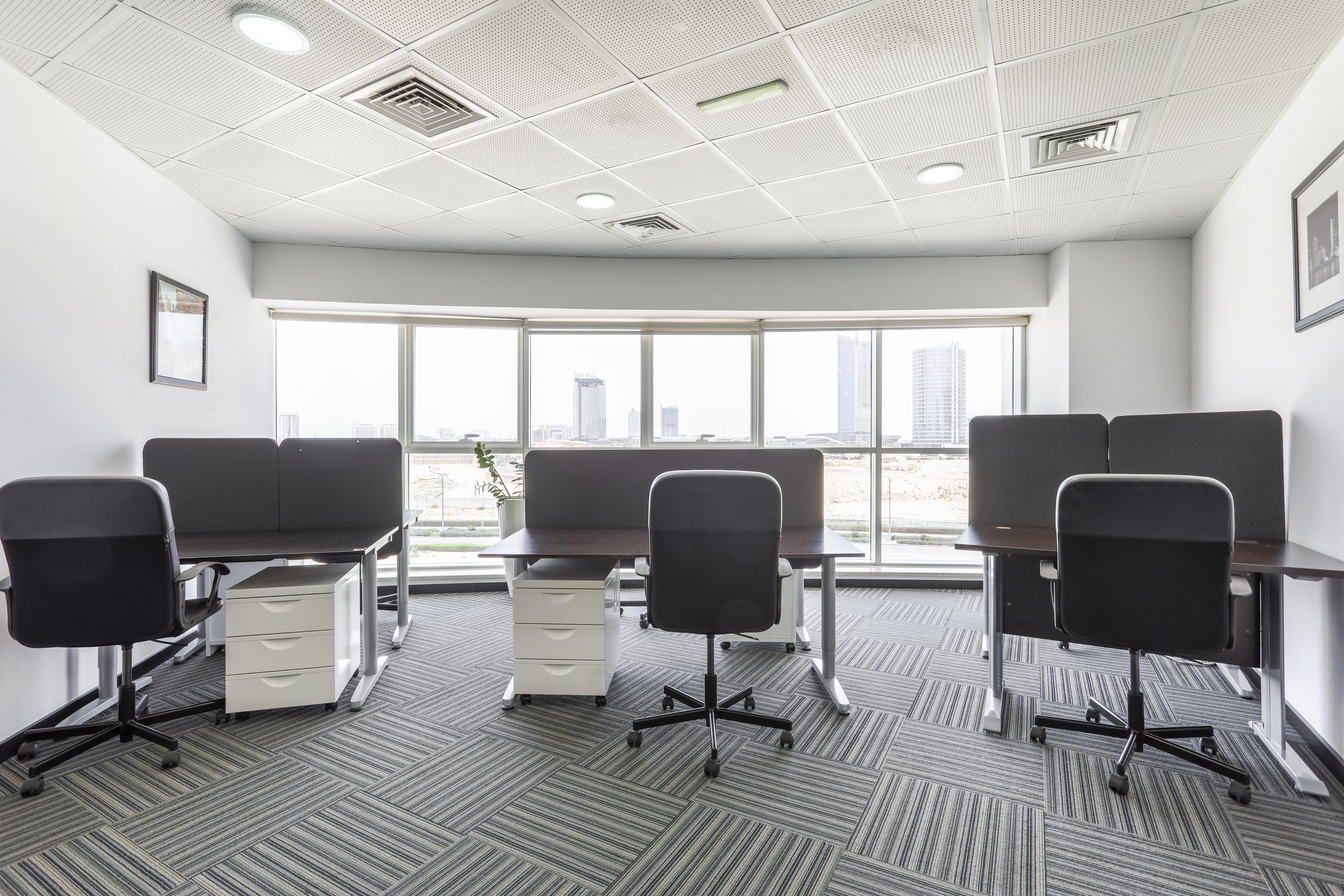 Book a reserved coworking spot or hot desk for rent in DUBAI, Sports City Dubai Area