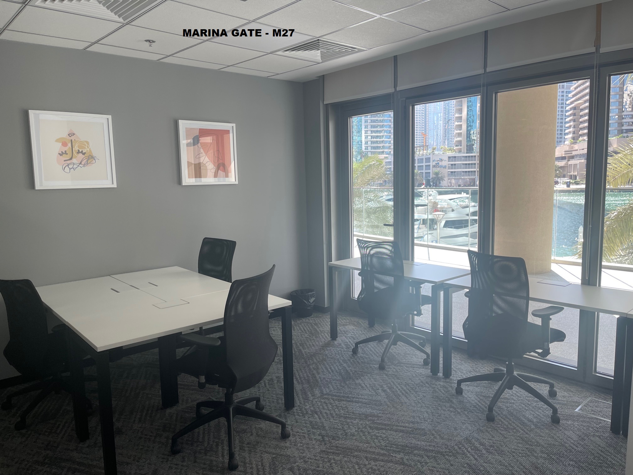 All-inclusive access to professional workspace for rent for 3 persons in Dubai, Marina Gate