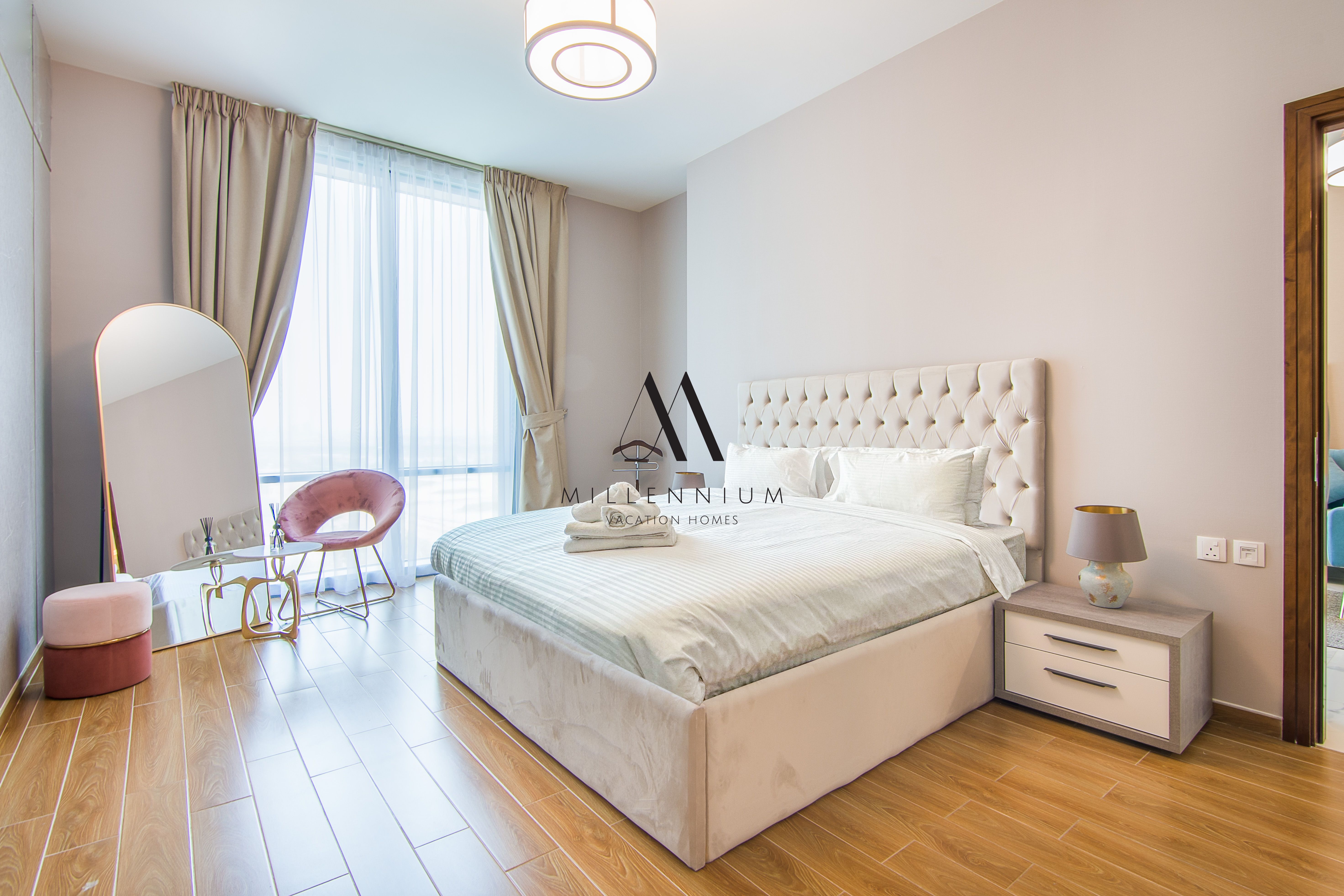 Fully Furnished 1BR | Pool View | Utilities Included | Meera Tower
