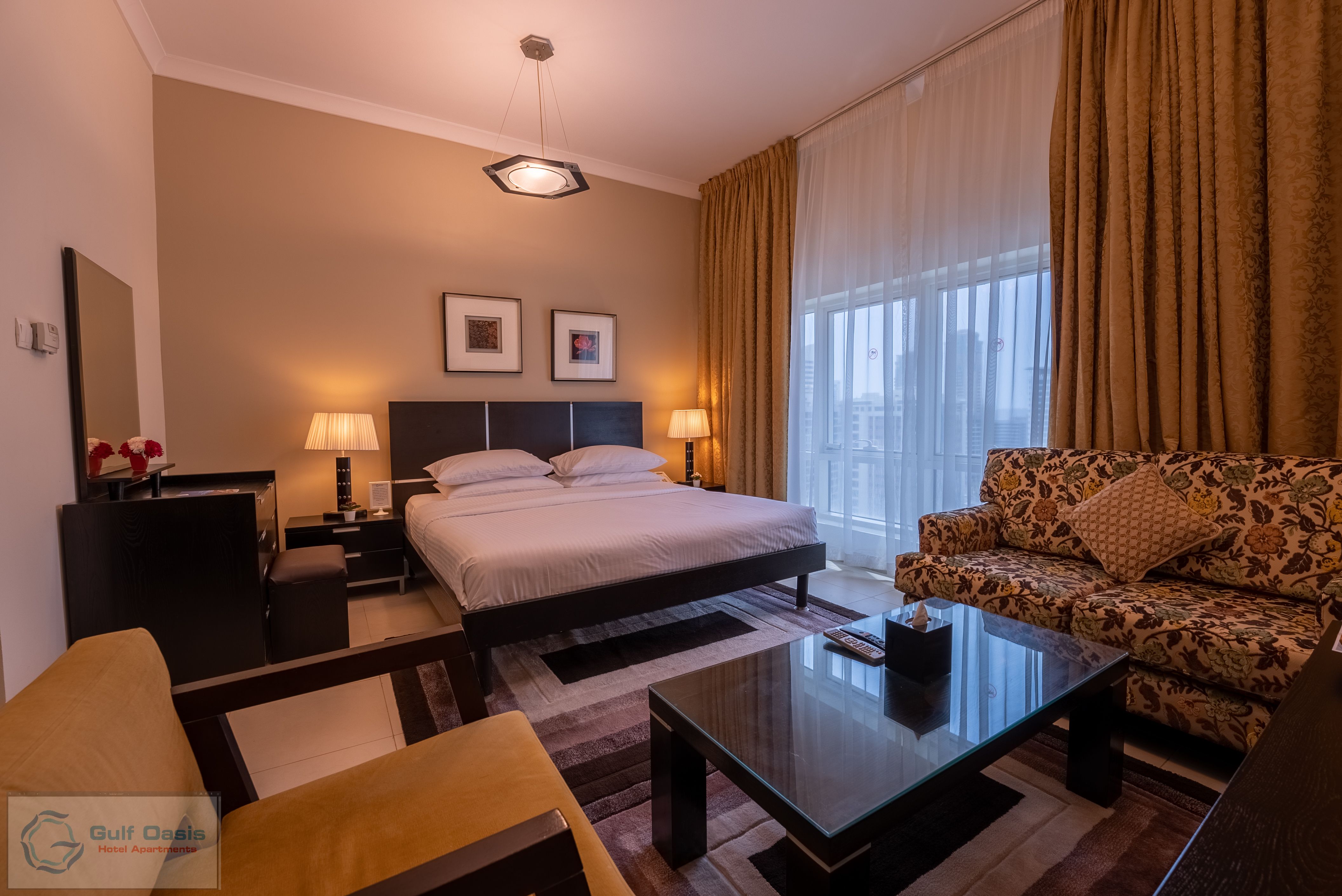 FURNISHED STUDIO,GULF OASIS HOTEL APART, NO COMMISSION