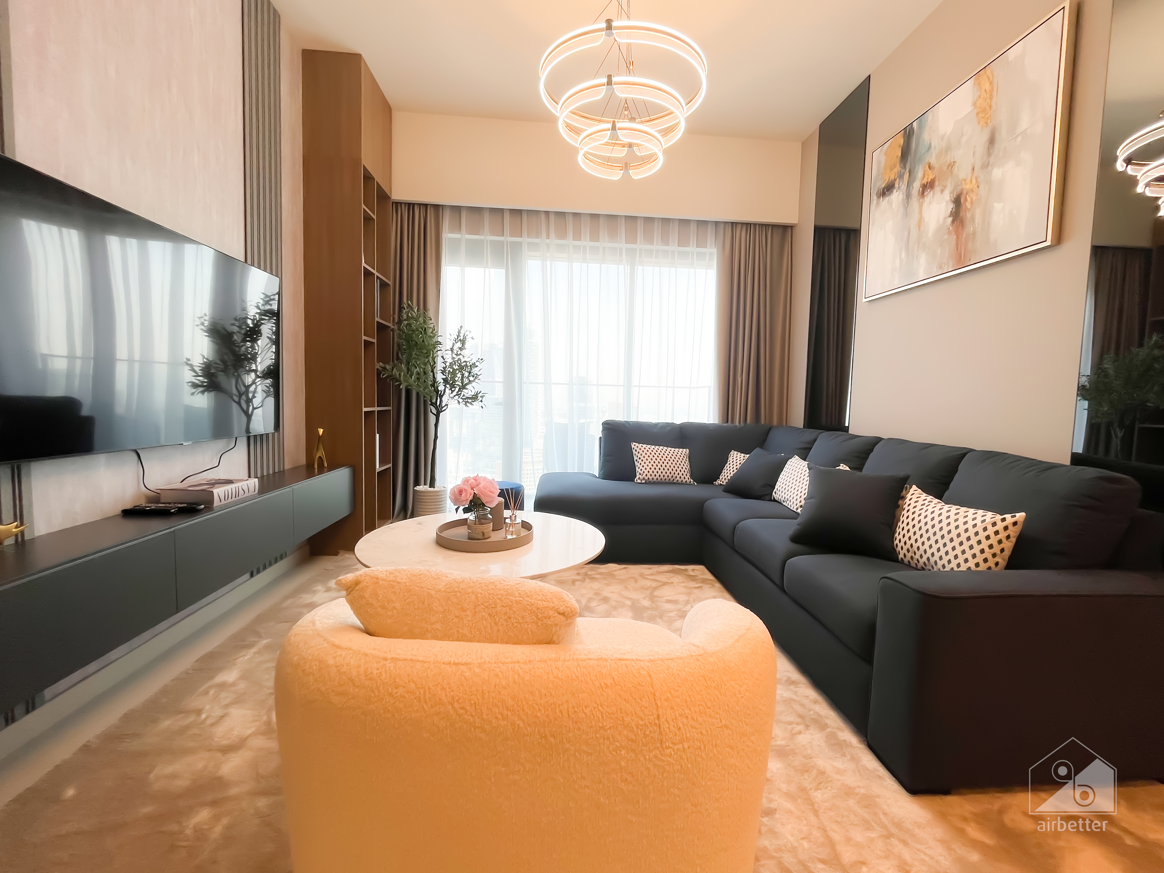 Luxury 2-Bedroom Apartment | 34th Floor | Spectacular Views