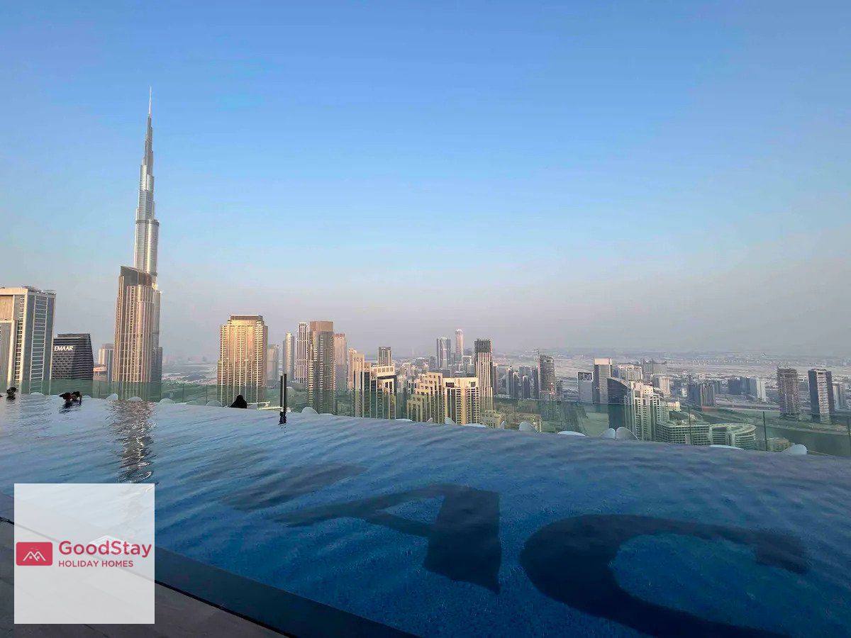 Unique 2BR with Infinity Pool view on Burj Khalifa