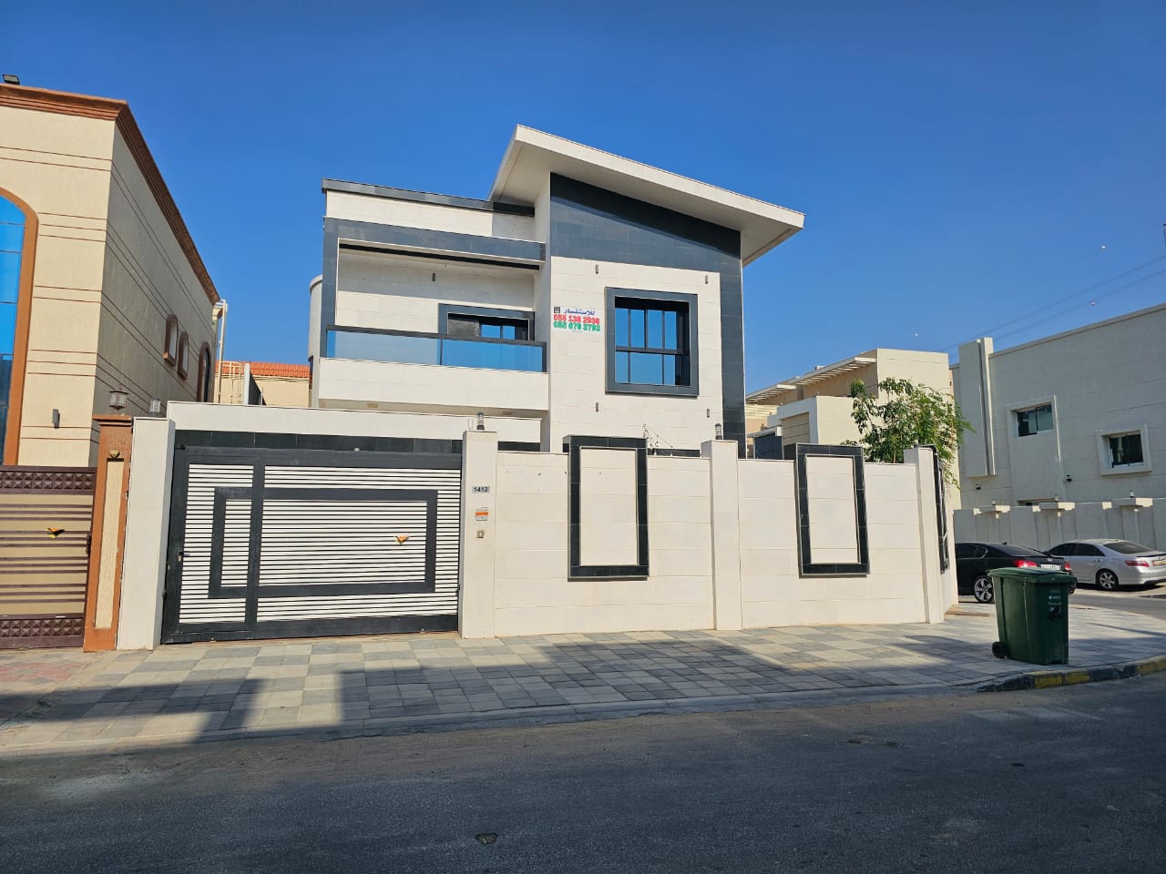 A villa for rent in Ajman, Al Yasmeen area, five bedrooms