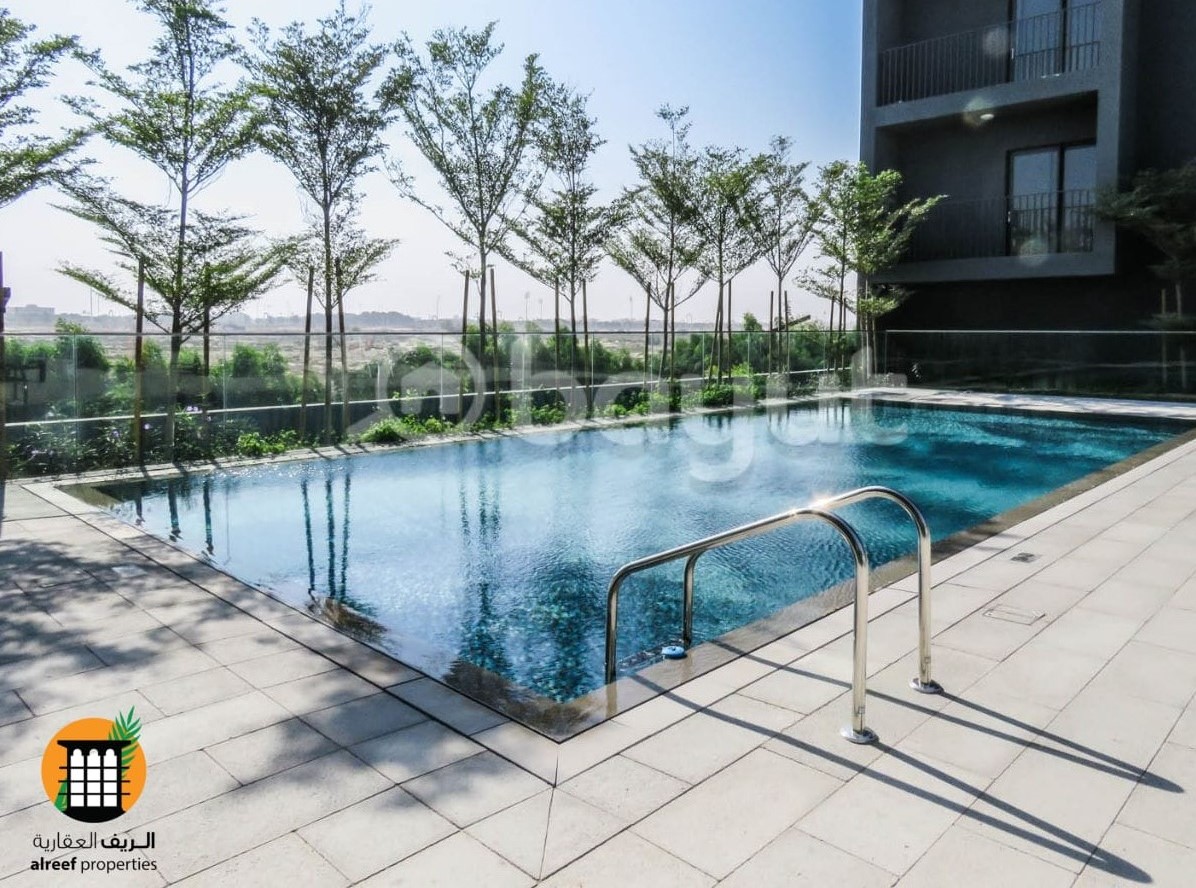 Studio for Sale Ownership for all nationalities Al Jada Area, Areej5 Prime Location Adjacent to the Recreational Area 2th Floor with Parkin