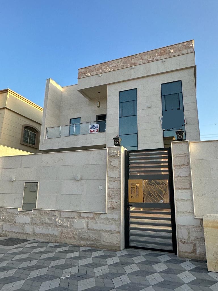 Two-storey villa for sale in Ajman, Al Yasmeen area, European design, split air conditioner