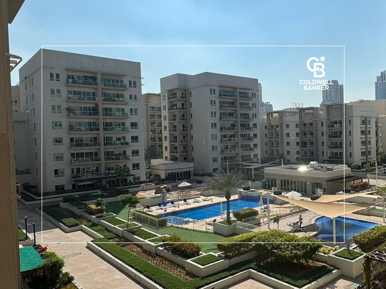 Fully Furnished 1BR in Al Samar 2 | Pool view