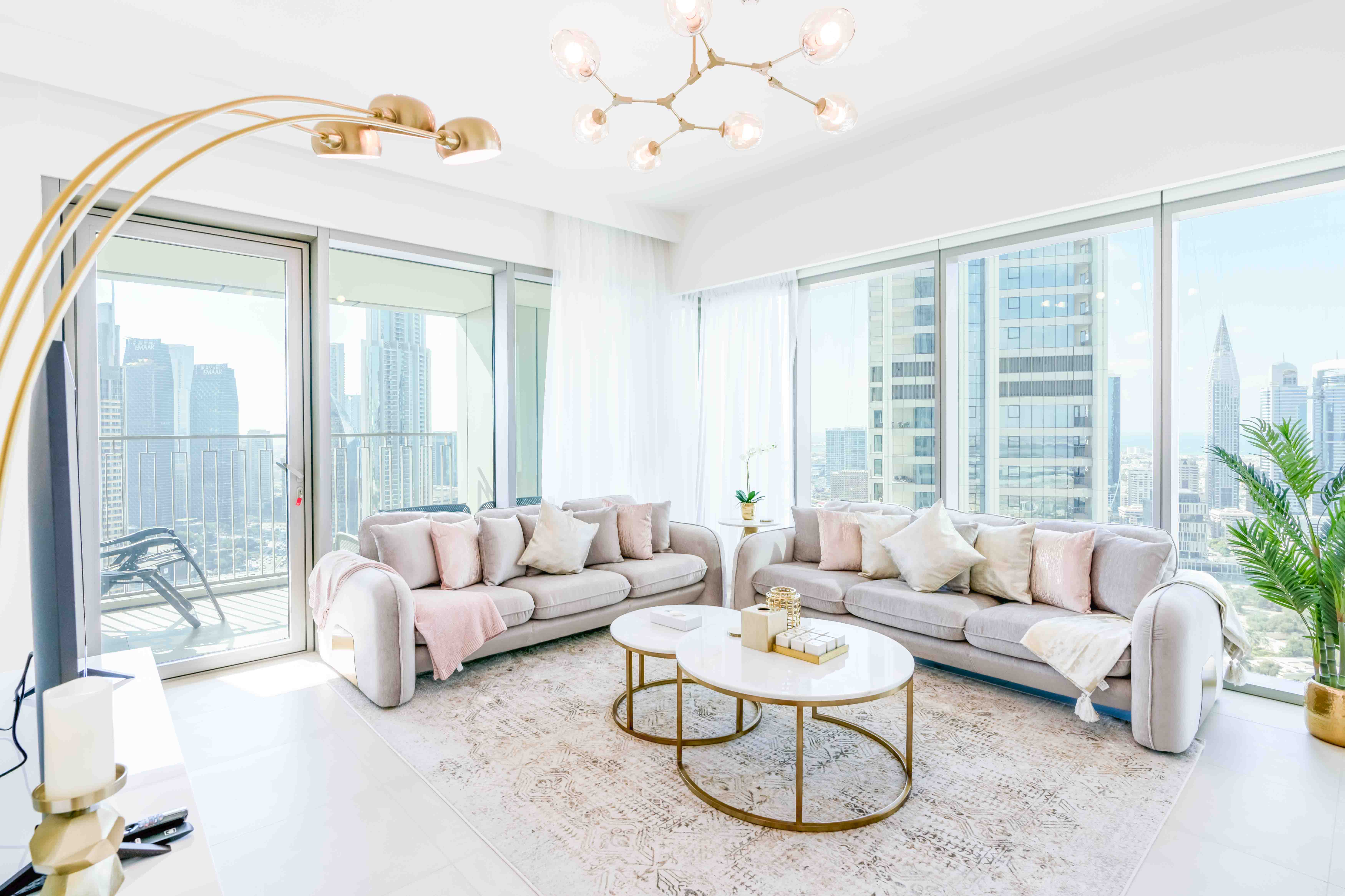 Regal 3BR+Maid w/ Burj Khalifa View Balcony