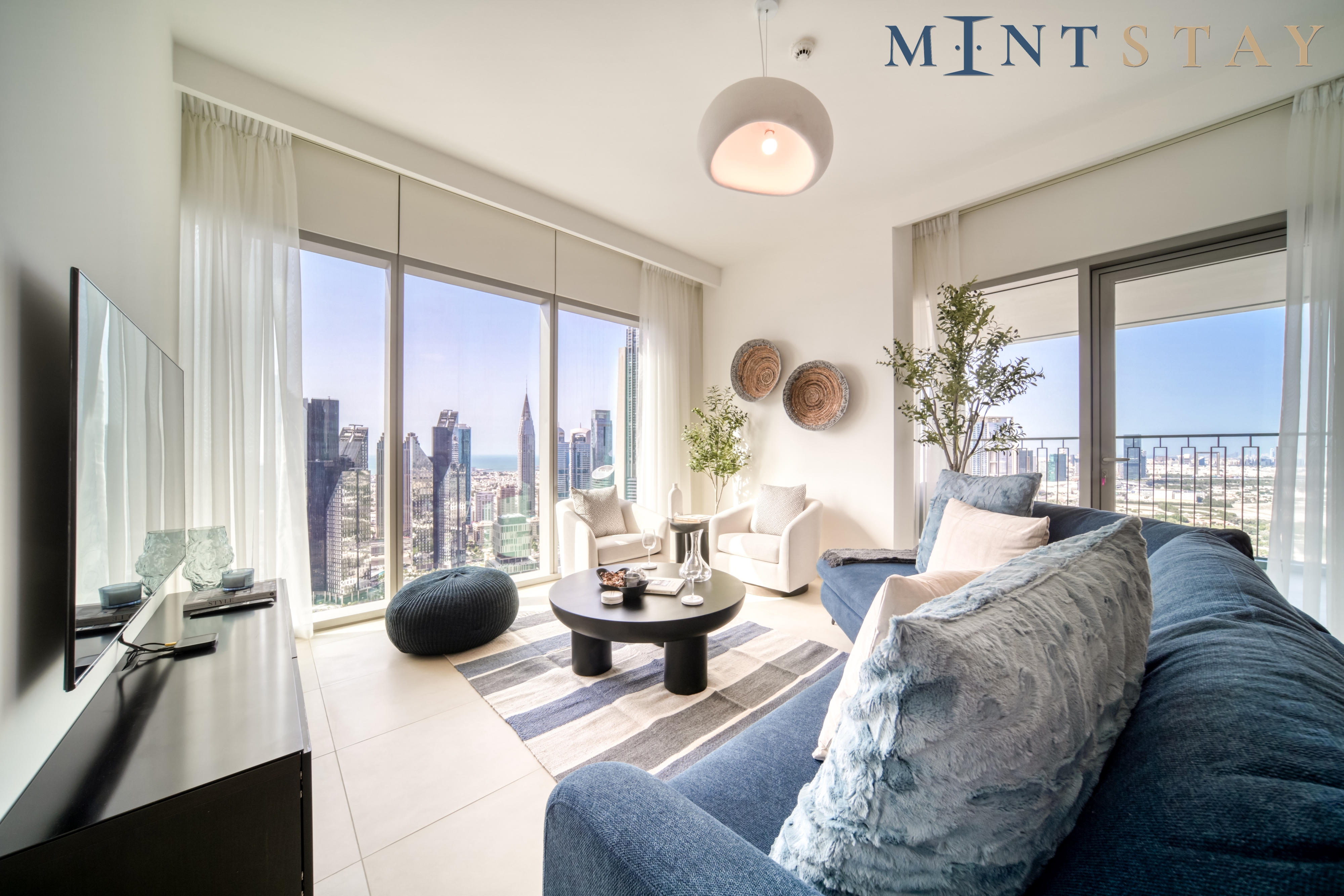 Classy Downtown 2BR w/ City View Balcony