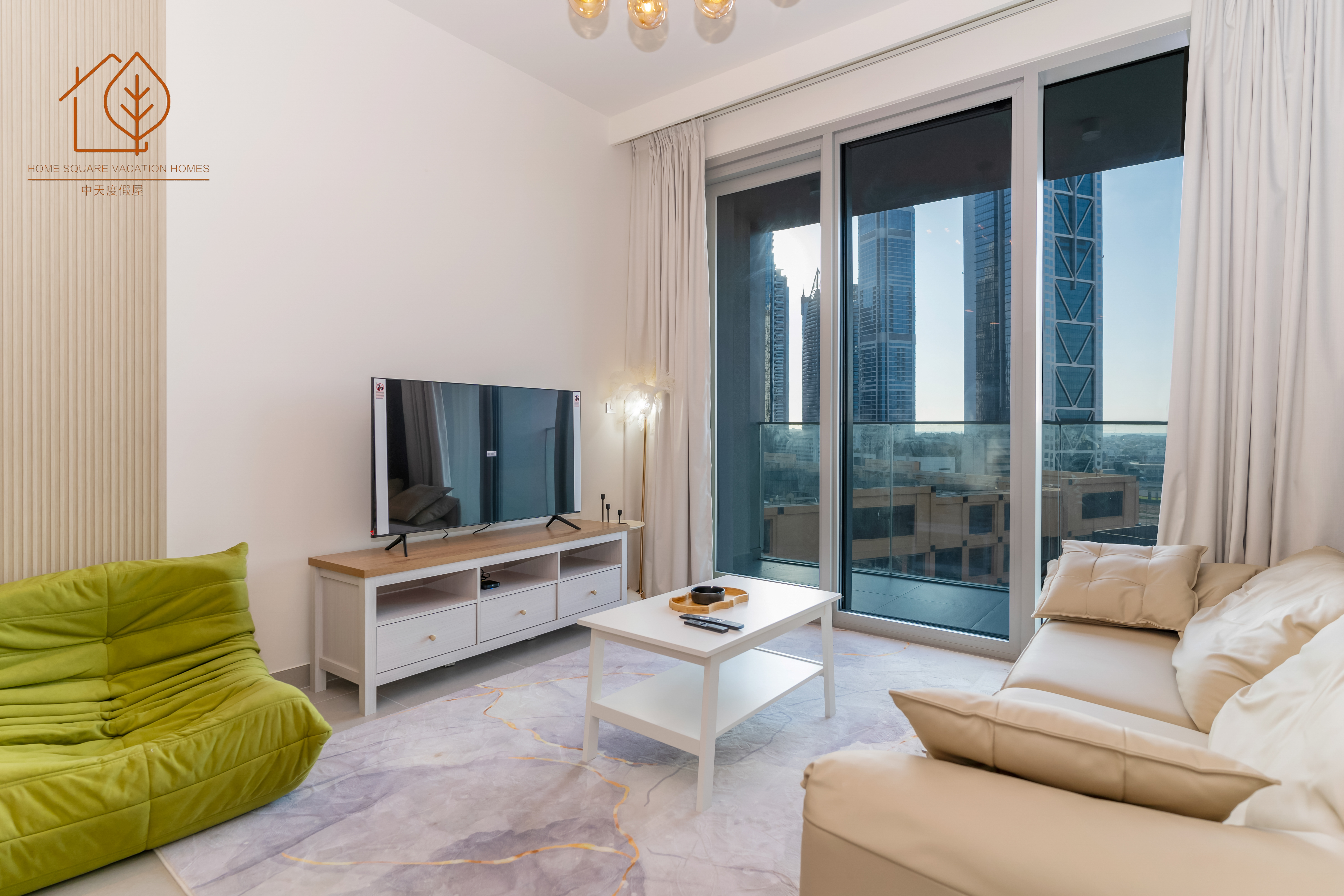 Modern 1-Bed Apartment with City Views