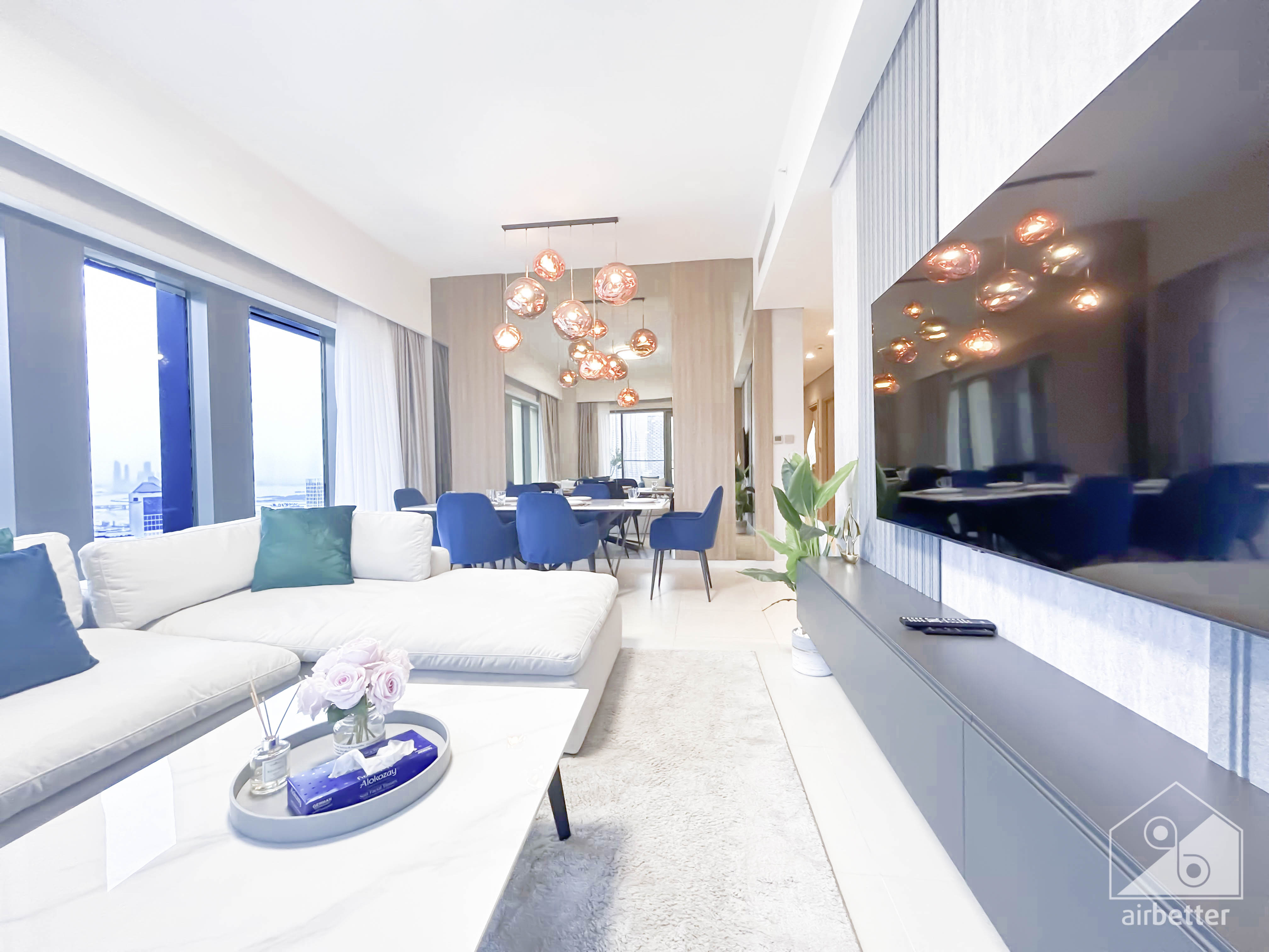 BURJ ROYALE 3BHK +MAID ROOM FULL BURJ KHALIFA & FOUNTAIN VIEW 34TH FLOOR - ALL BILLS INCLUDED