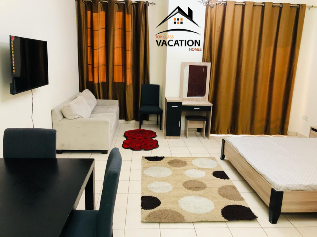 LAVISH FURNISHED STUDIO IN INTERNATIONAL CITY.