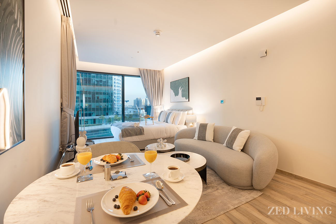 Chic Stay Near Dubai Mall | Partial Burj View