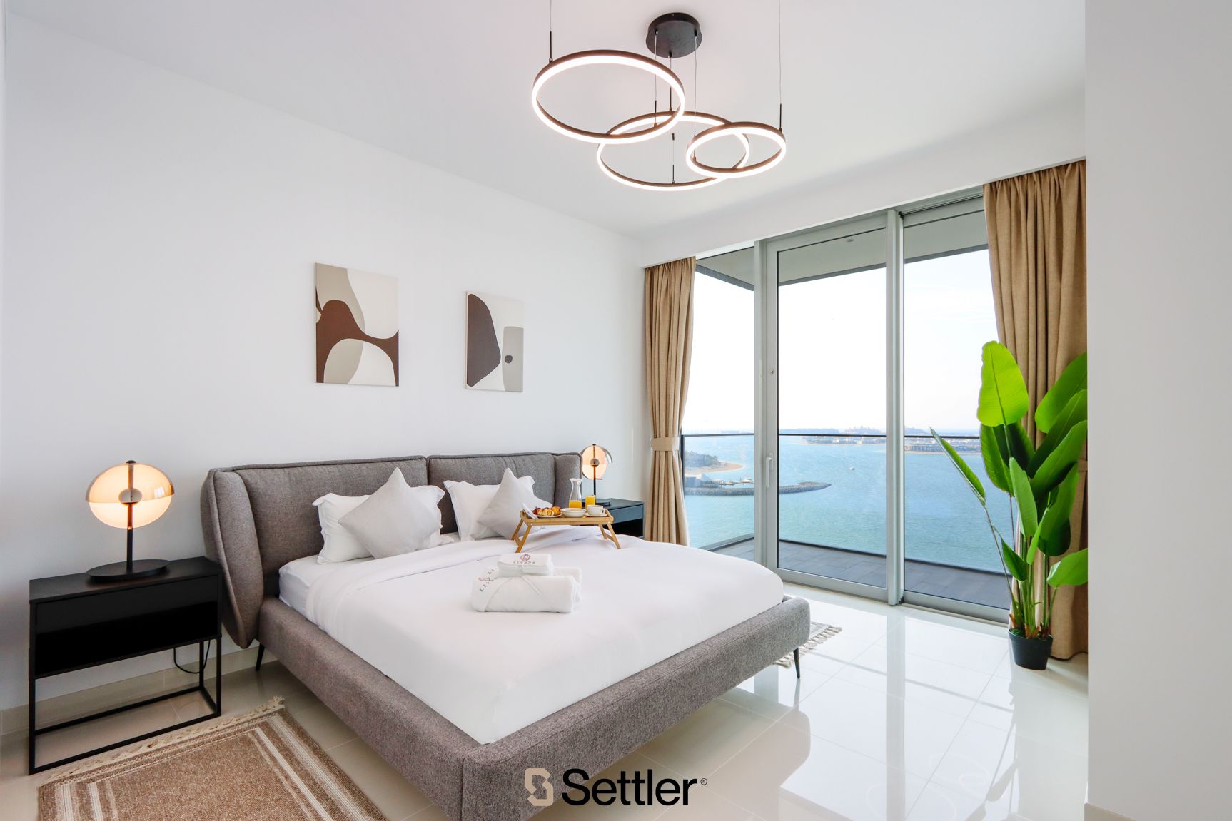 Perfect sea view | 2-BDR | Free Parking lot | Fully equipped with everything necessary for life