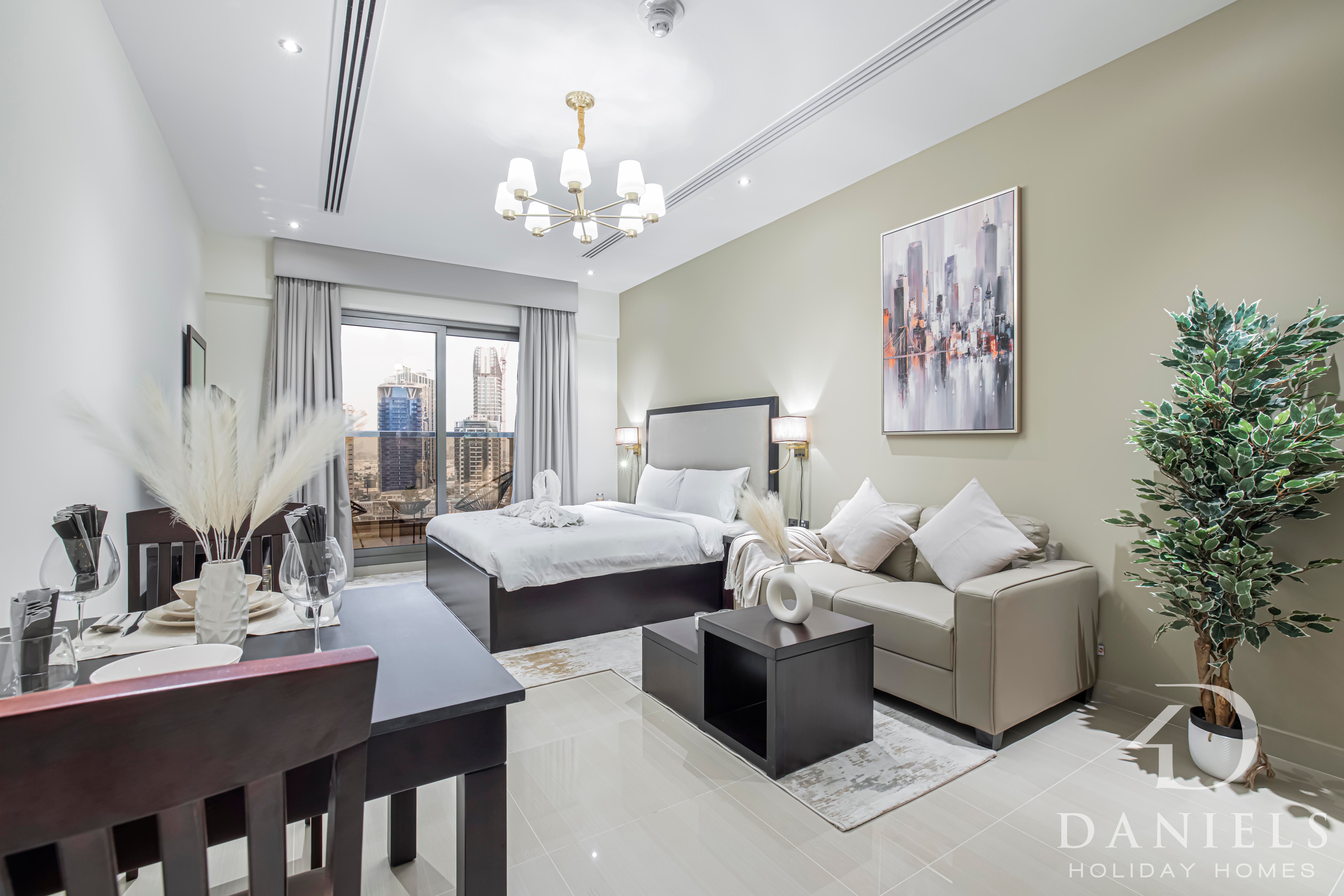 Daniels Serene Studio Apartment in Elite Downtown Dubai
