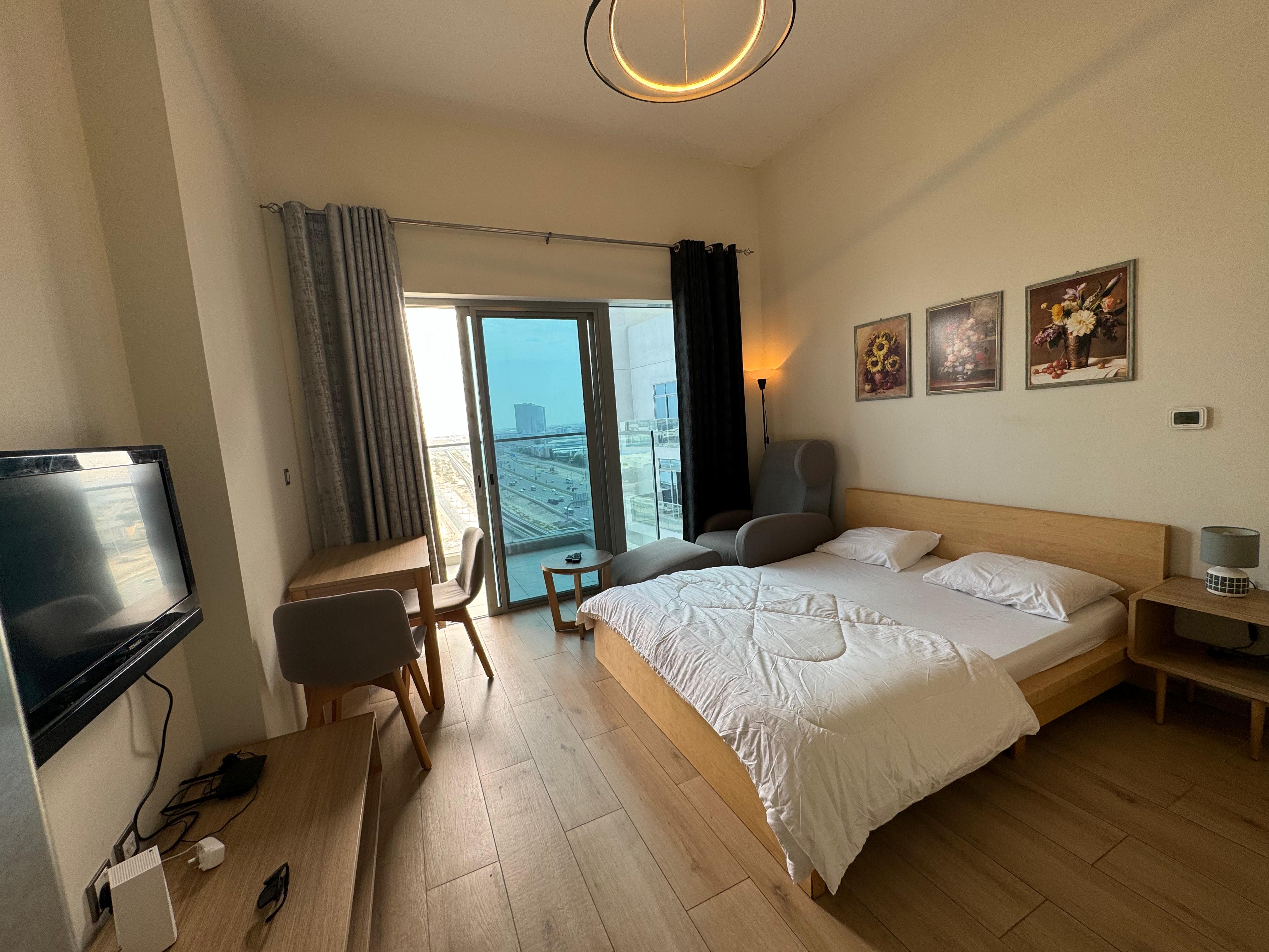 Compact and Cozy Furnished Studio || Amazing Amenities || Next To Metro Station || Modern Design