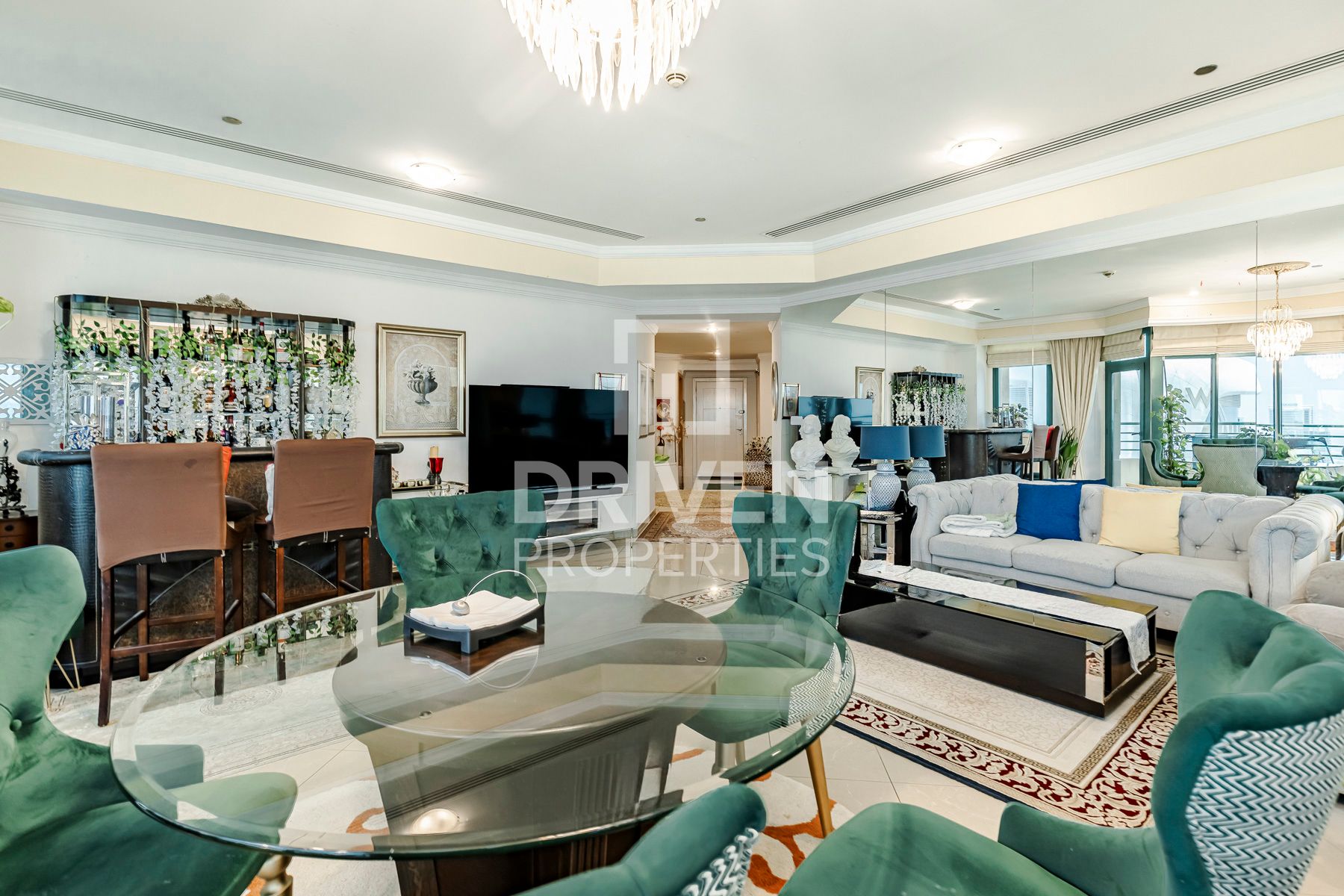 High Floor with Full Sea View and Maids Room