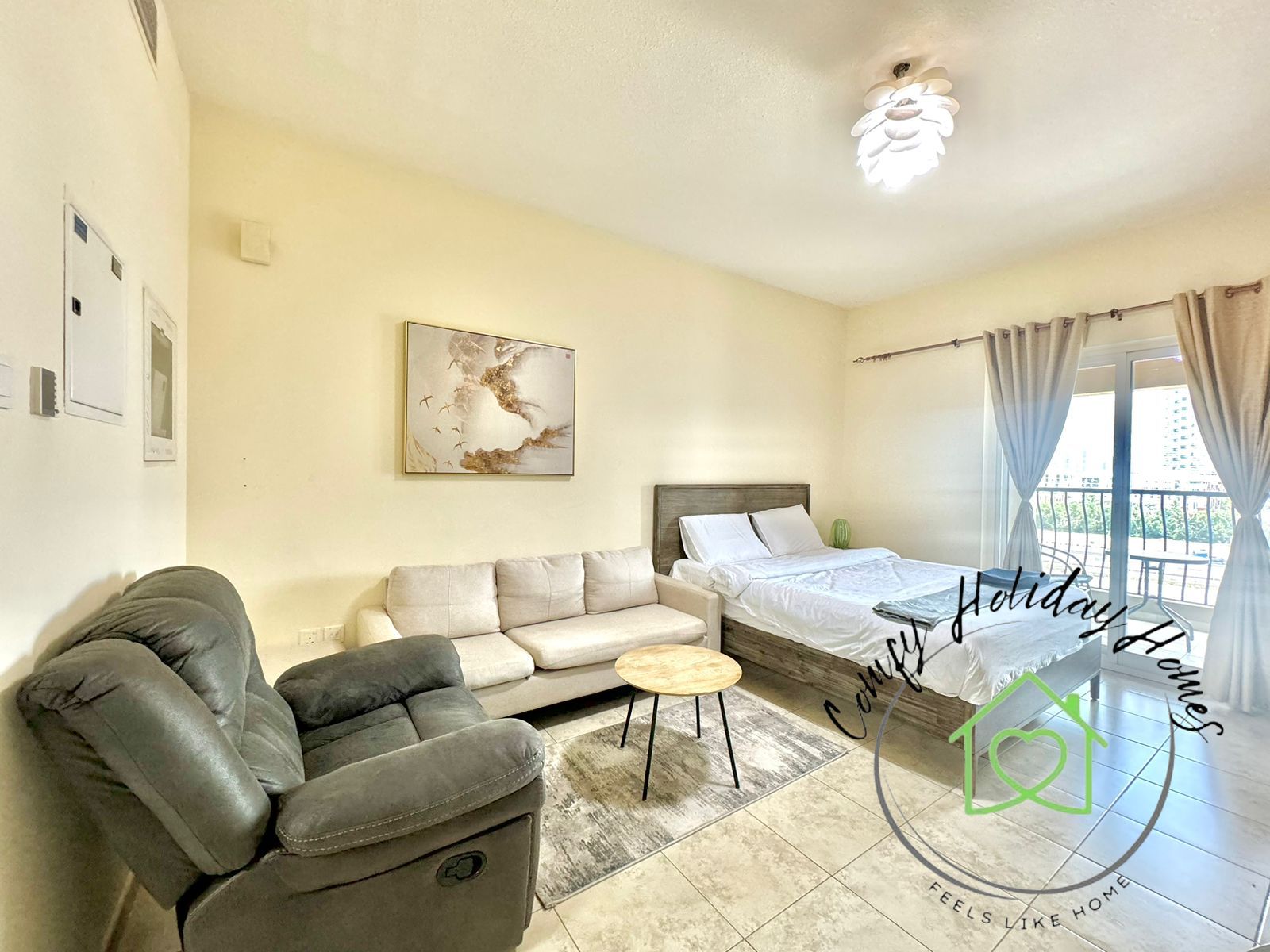 Fully Furnished Studio - with Balcony I JVT