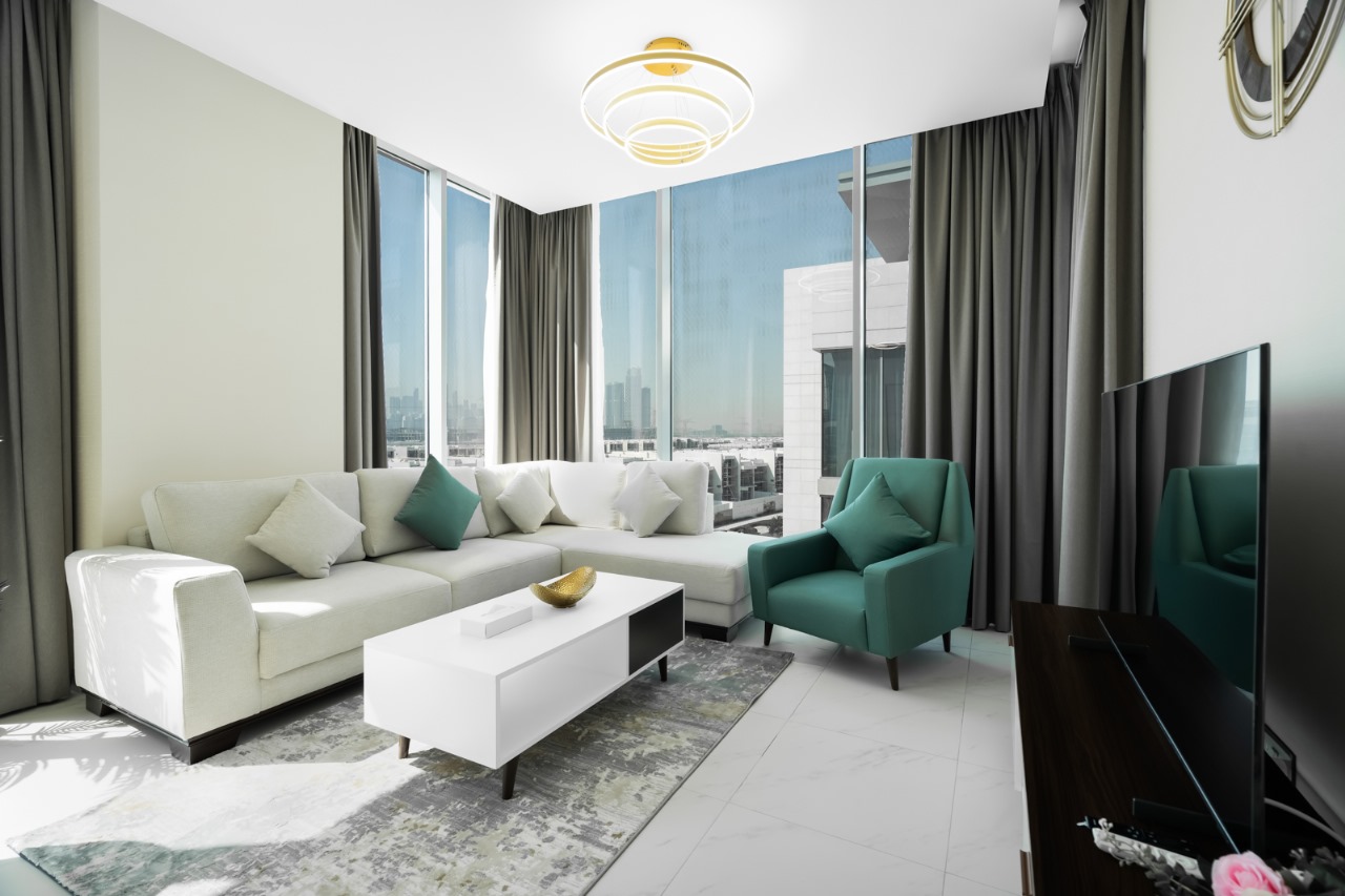 Furnished 1BHK in Meydan with City View