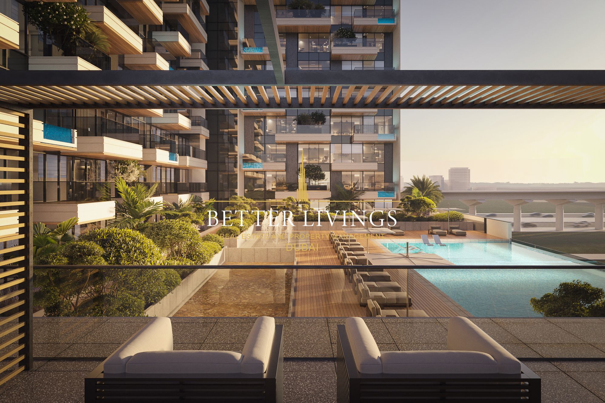 Elegant 2 Bed | Pool View | High-End Finishing | Premium Interiors | Near To The Metro | Book Now!