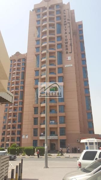 Nuaimia Towers Spacious 1 Bedroom Hall Apartment with Balcony Available for Rent